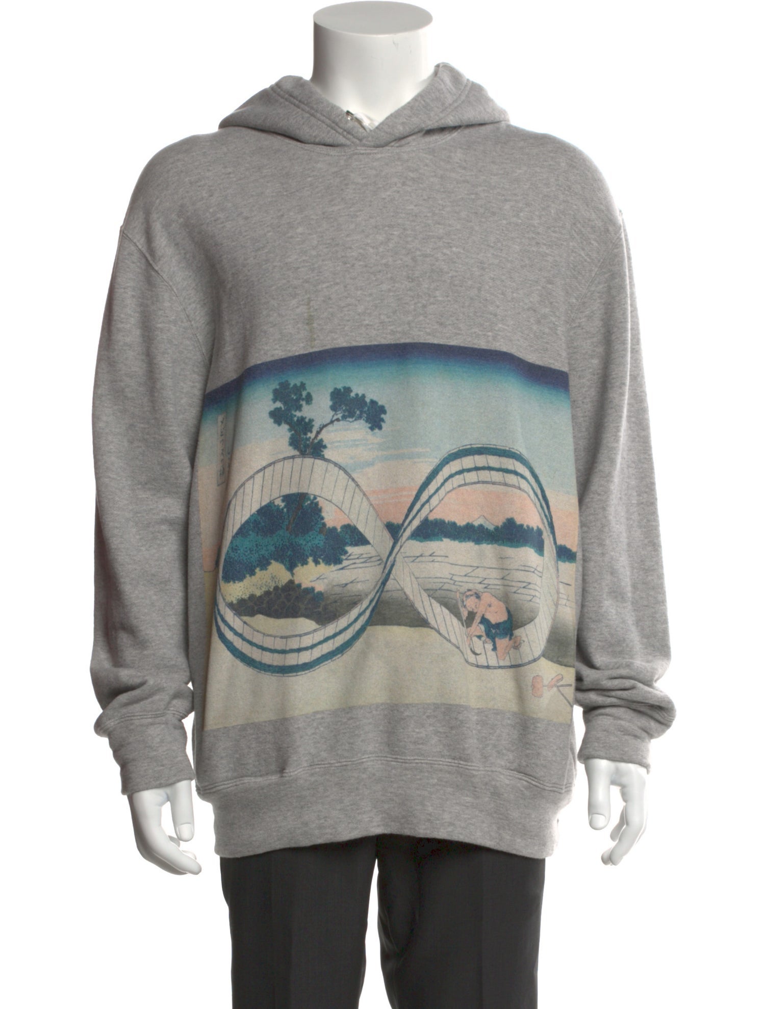 Comme des Garçons Graphic Print Crew Neck Hoodie