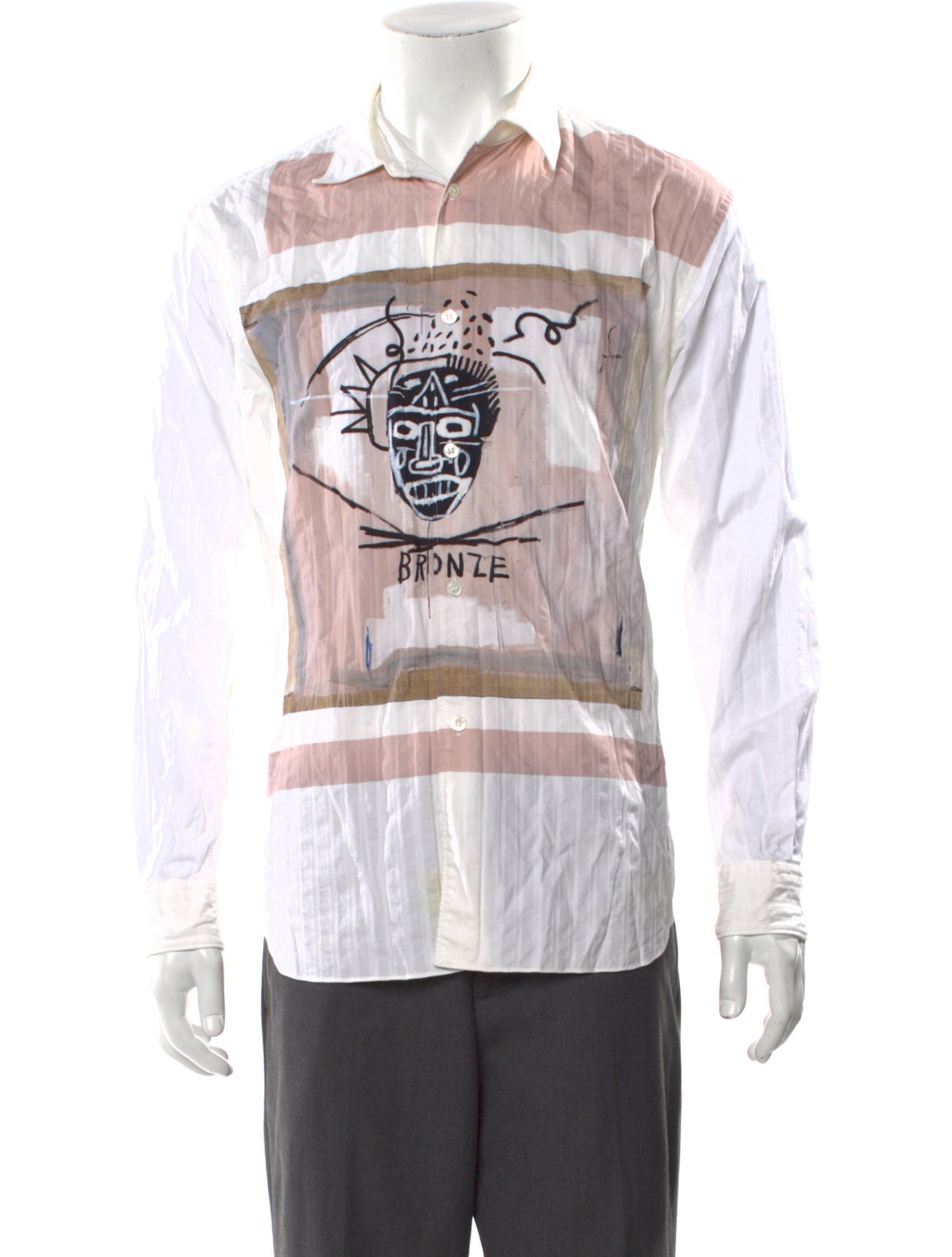 Comme des Garçons SHIRT x Jean-Michel Basquiat Printed Long Sleeve Shirt