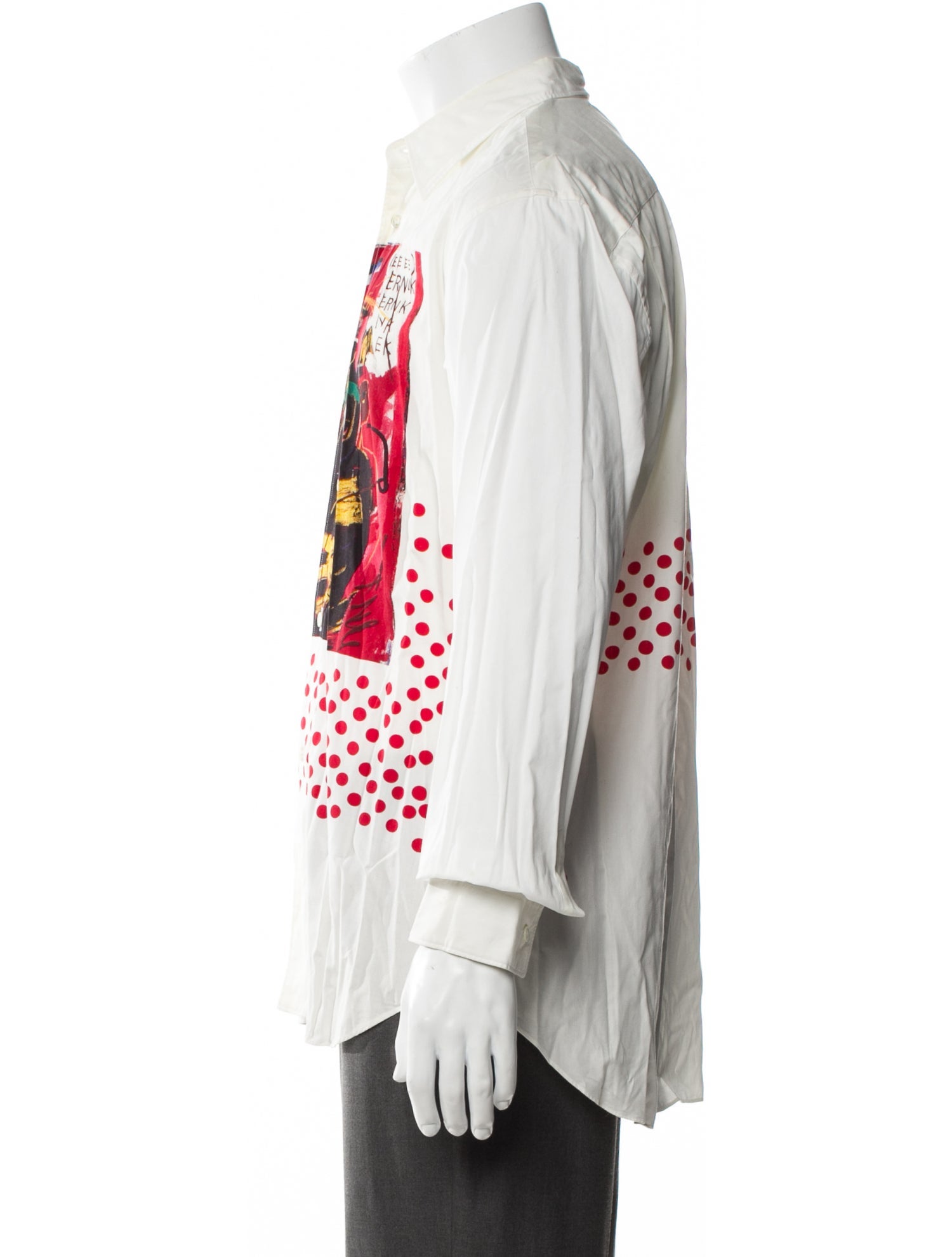 Comme des Garçons SHIRT x Jean-Michel Basquiat Graphic Print Long Sleeve Shirt
