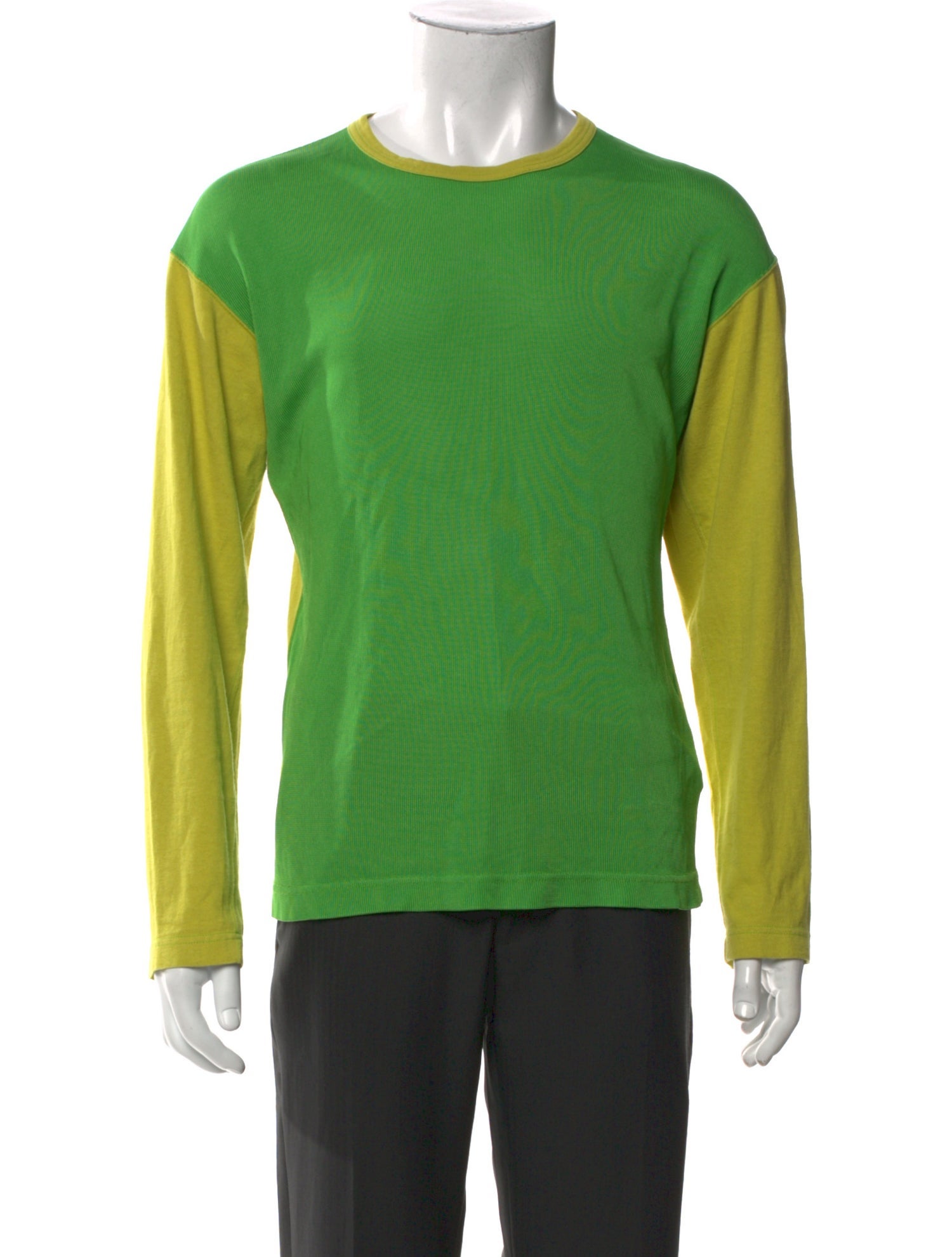 Comme des Garçons Homme Colorblock Pattern Long Sleeve Shirt w/ Tags