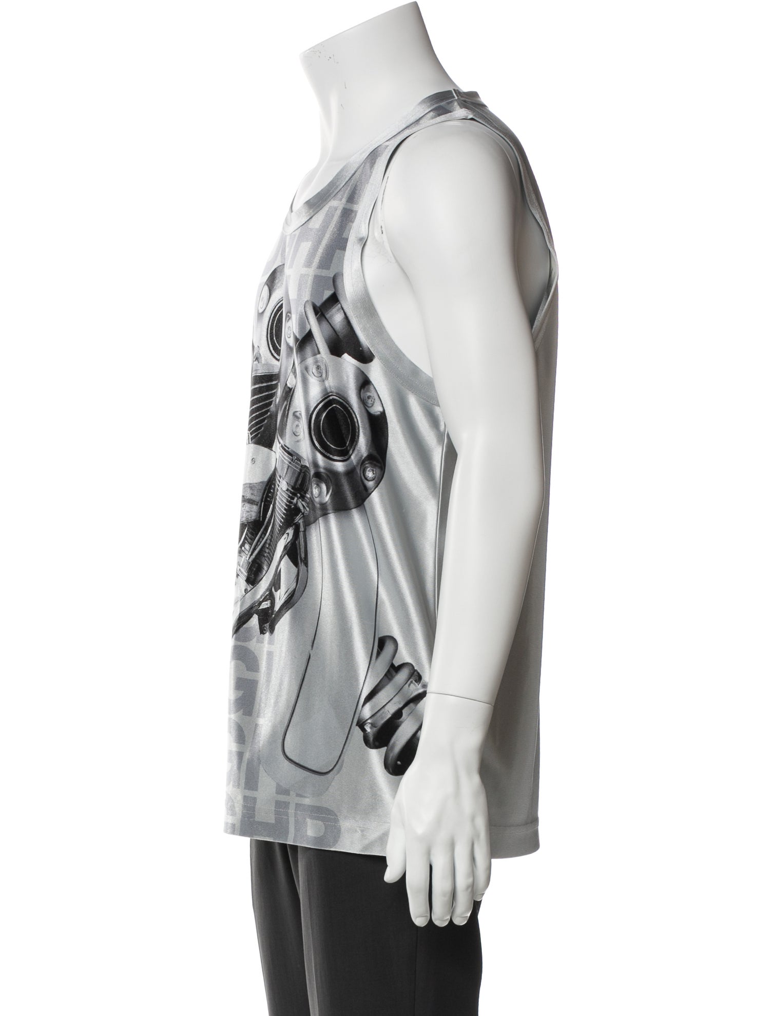 Comme des Garçons Homme Plus Printed Scoop Neck Jersey