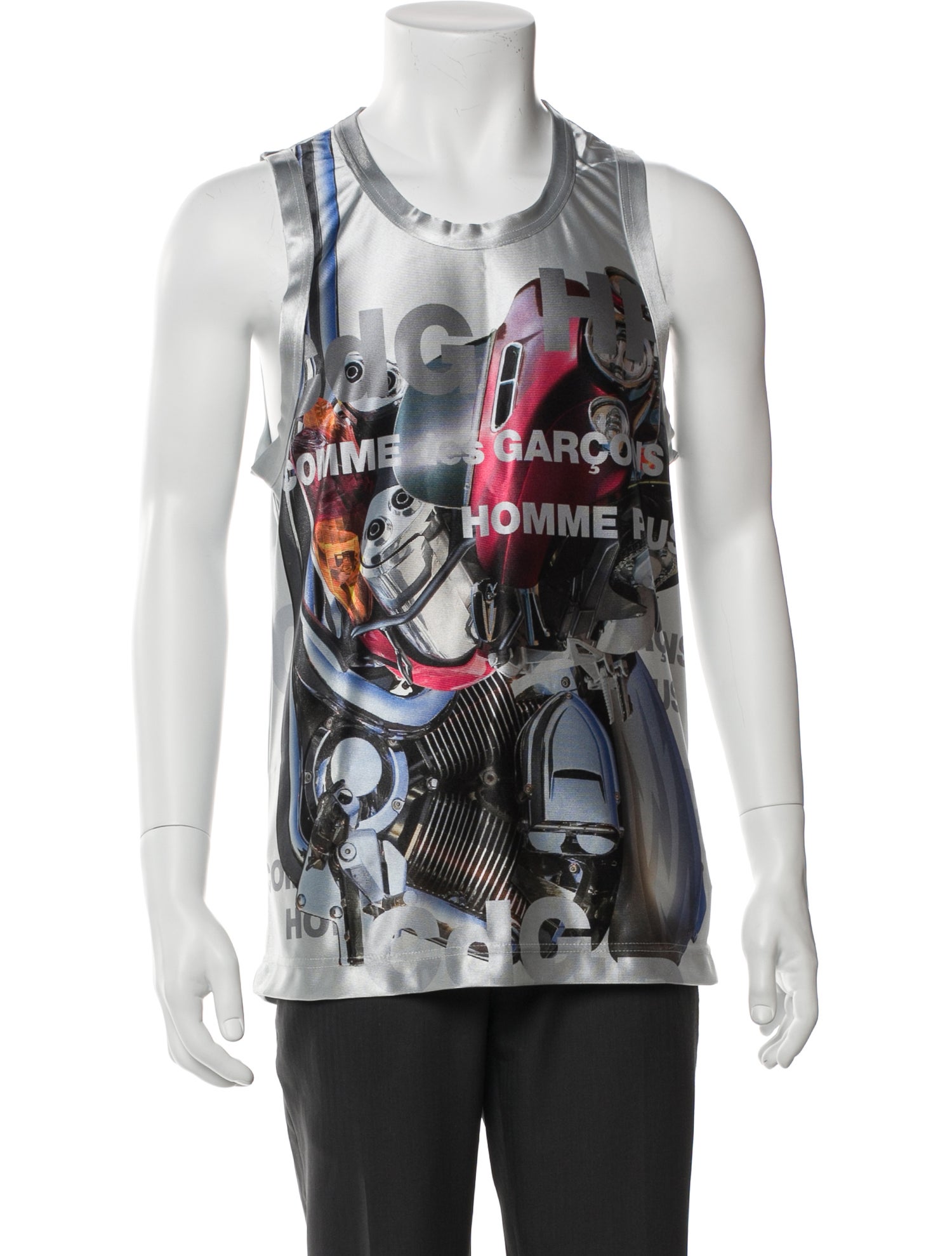 Comme des Garçons Homme Plus Printed Scoop Neck T-Shirt