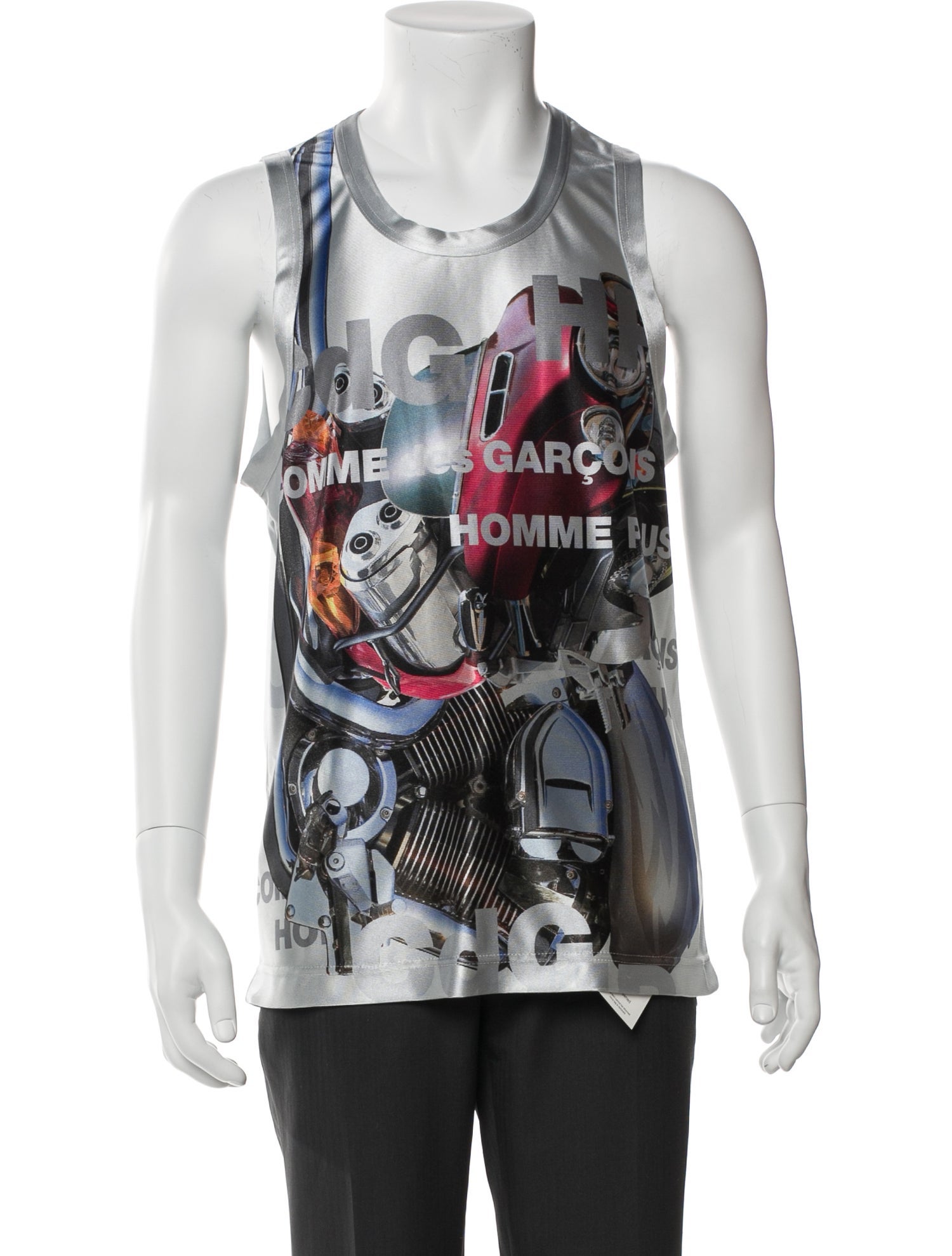 Comme des Garçons Homme Plus Printed Scoop Neck T-Shirt