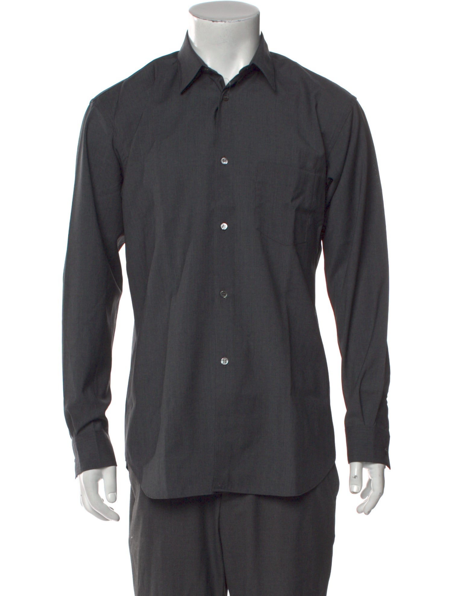 Comme des Garçons SHIRT Wool Printed Dress Shirt