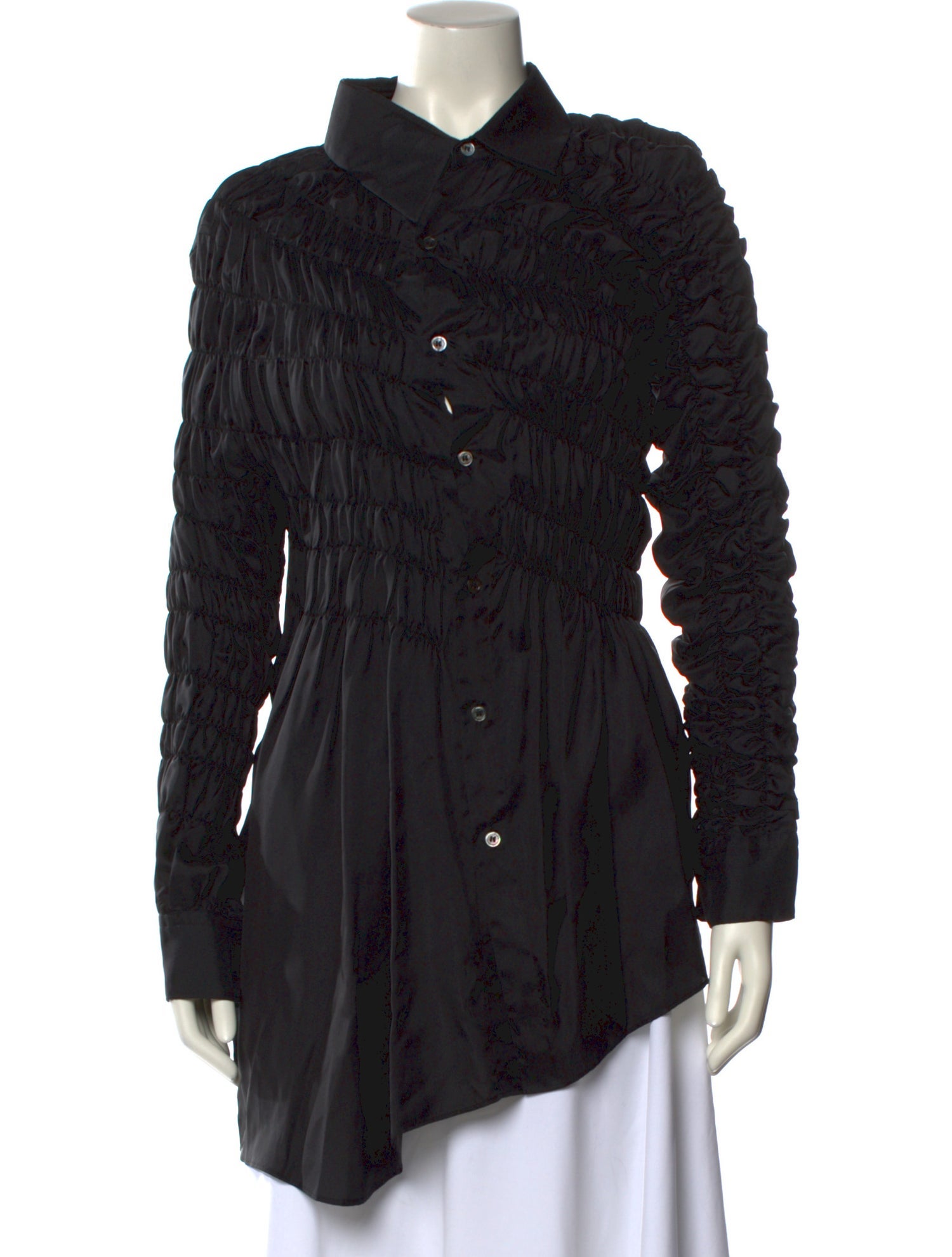 Comme des Garçons Long Sleeve Button-Up Top