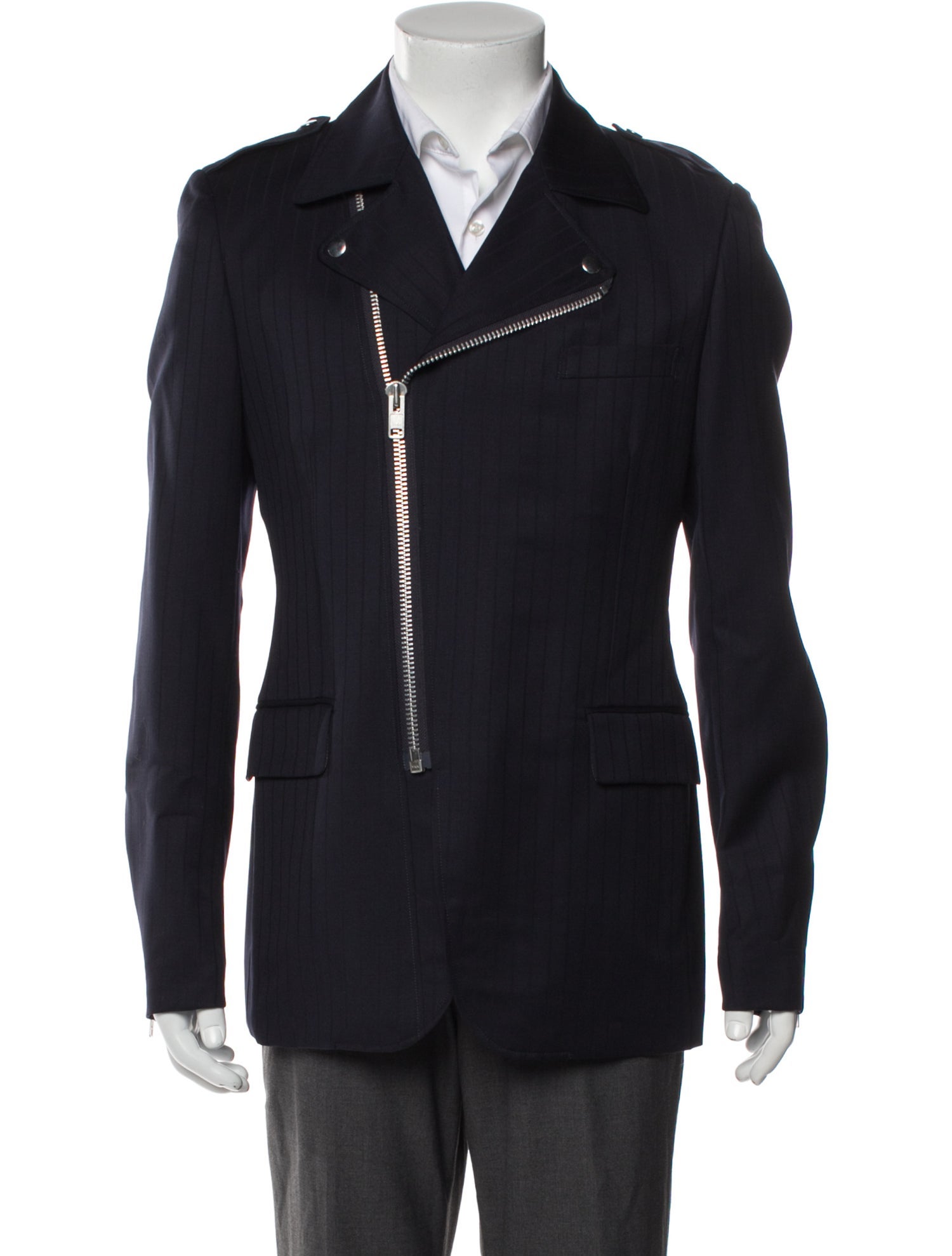 Comme des Garçons Wool Moto Jacket