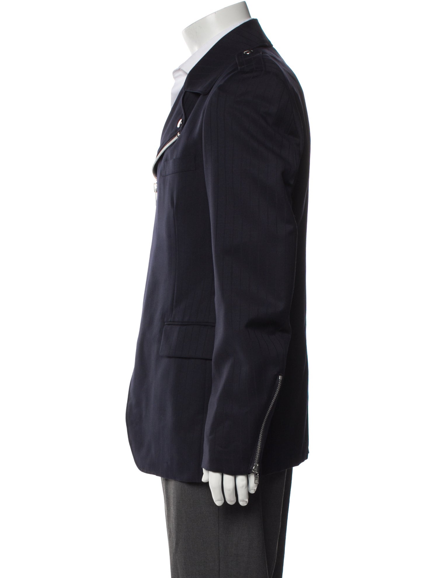 Comme des Garçons Wool Moto Jacket