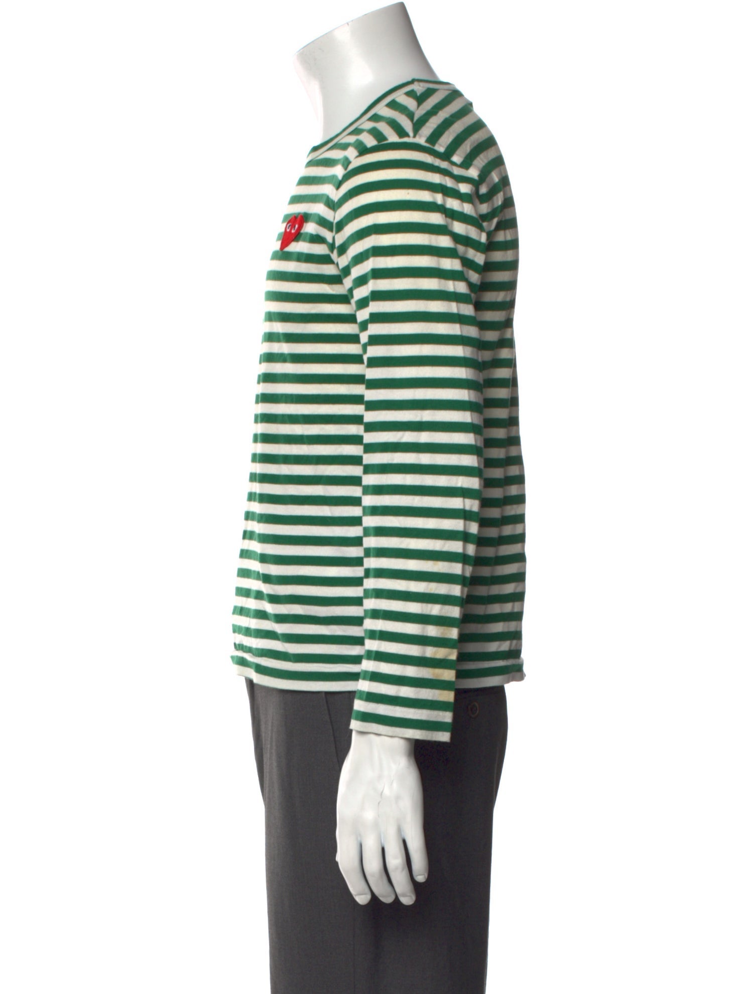 Comme des Garçons Striped Crew Neck T-Shirt