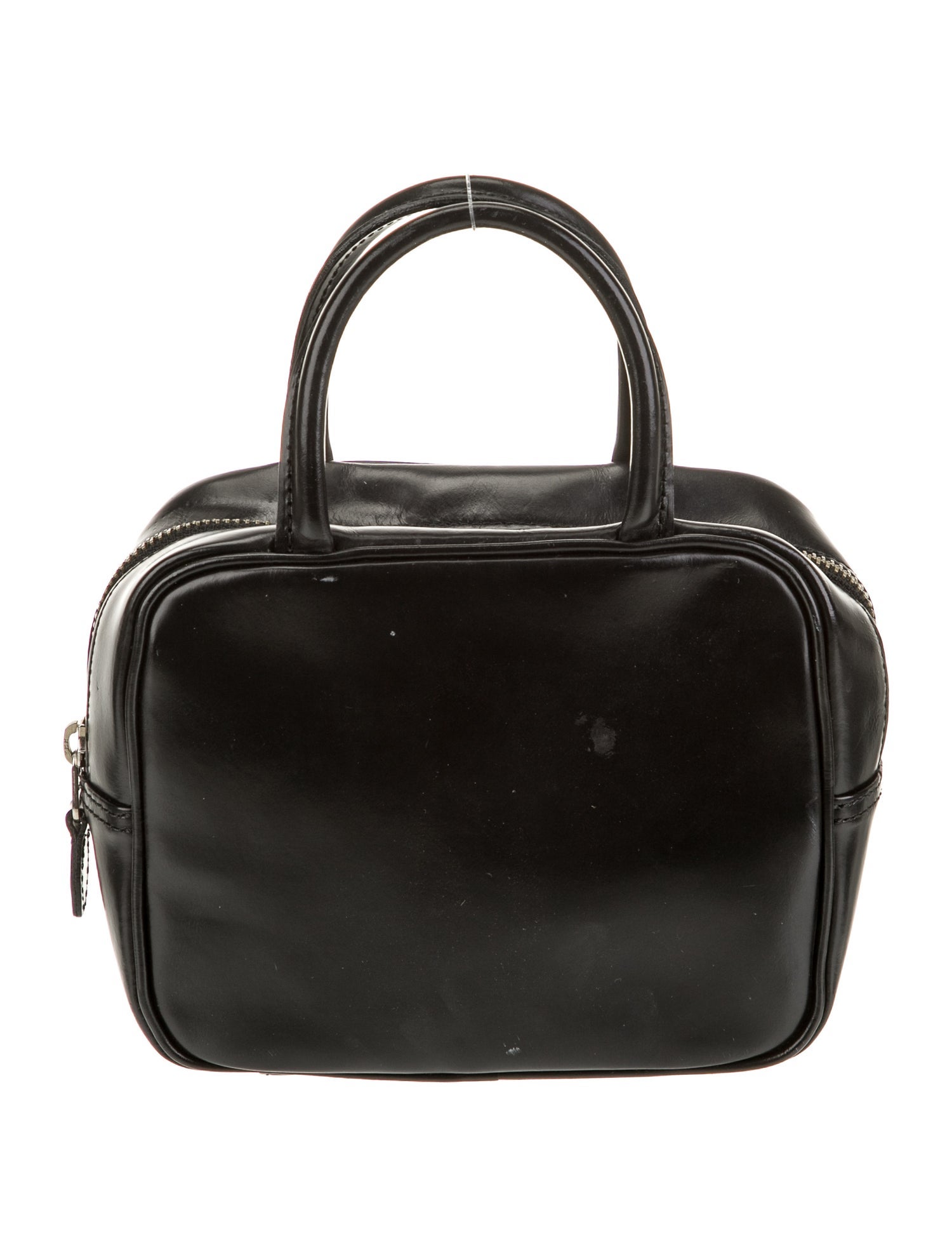Comme des Garçons Leather Top Handle Bag - Black Mini Bags
