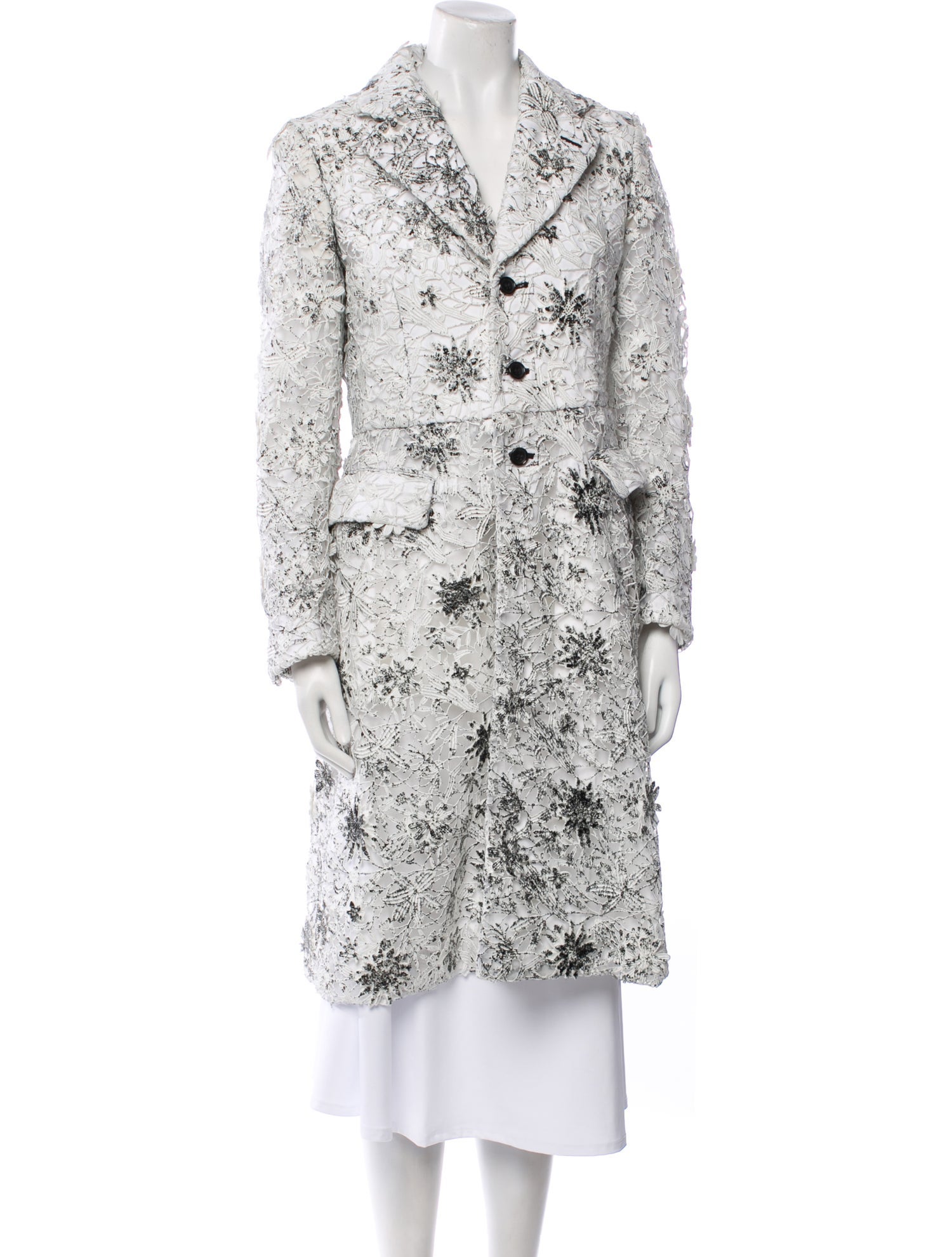 Comme des Garçons 2023 Printed Peacoat