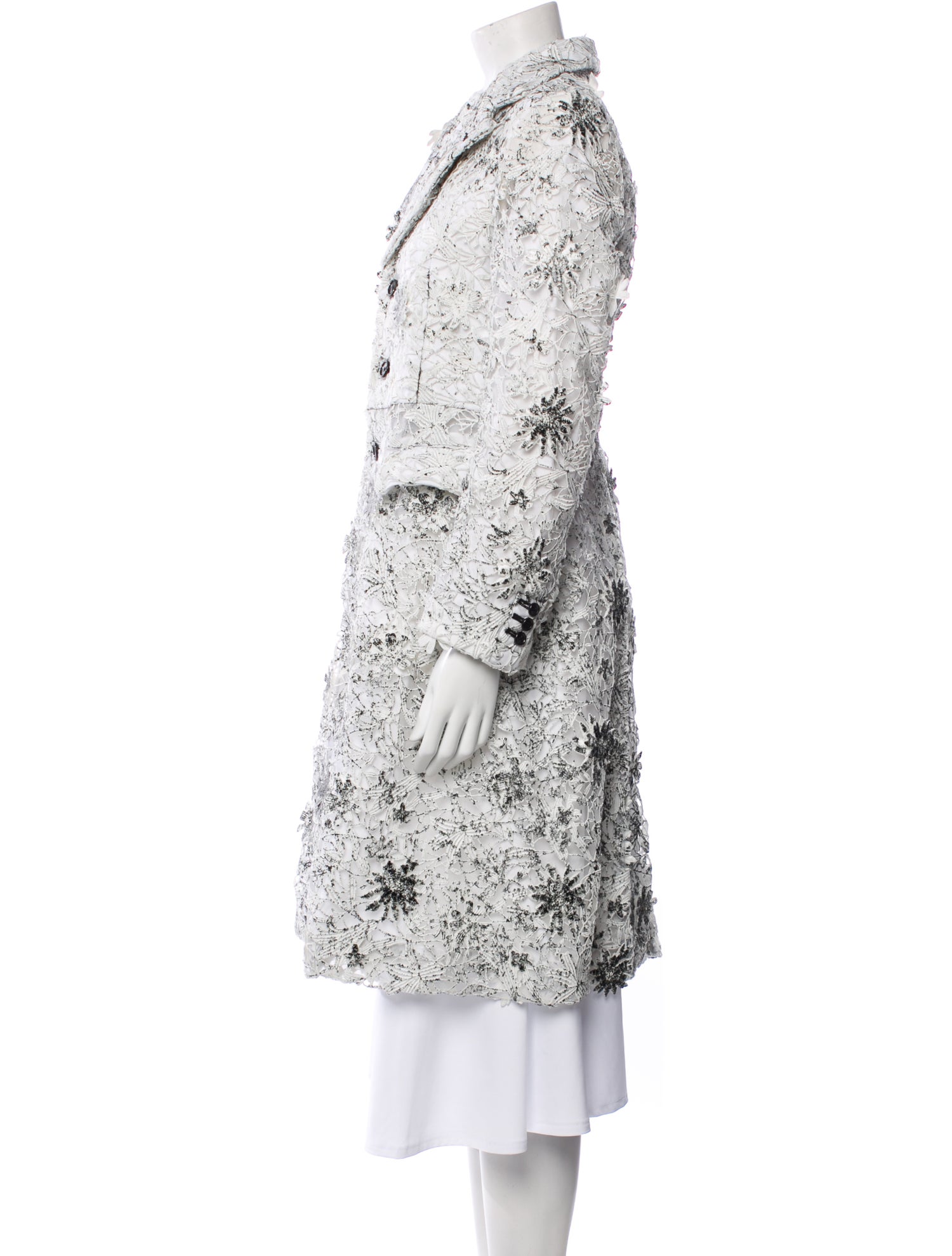 Comme des Garçons 2023 Printed Peacoat