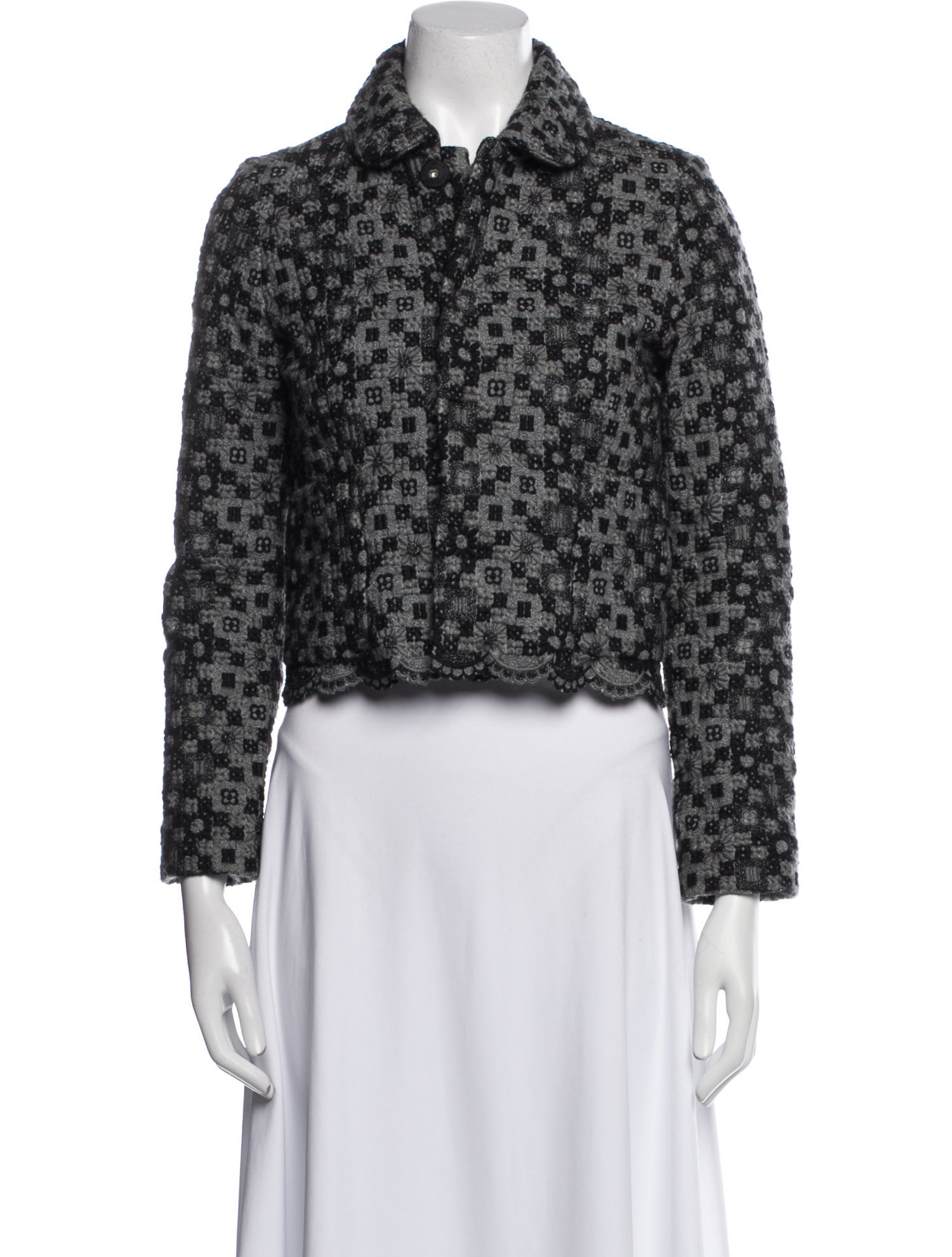 Comme des Garçons Comme des Garçons Vintage Tweed Pattern Blazer