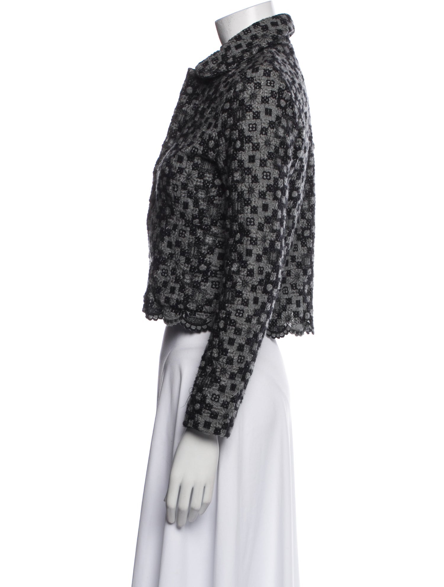 Comme des Garçons Comme des Garçons Vintage Tweed Pattern Blazer