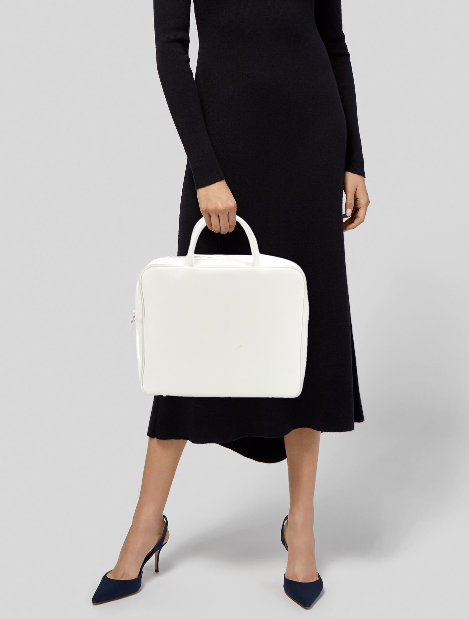 Comme des Garçons Leather Top Handle Bag