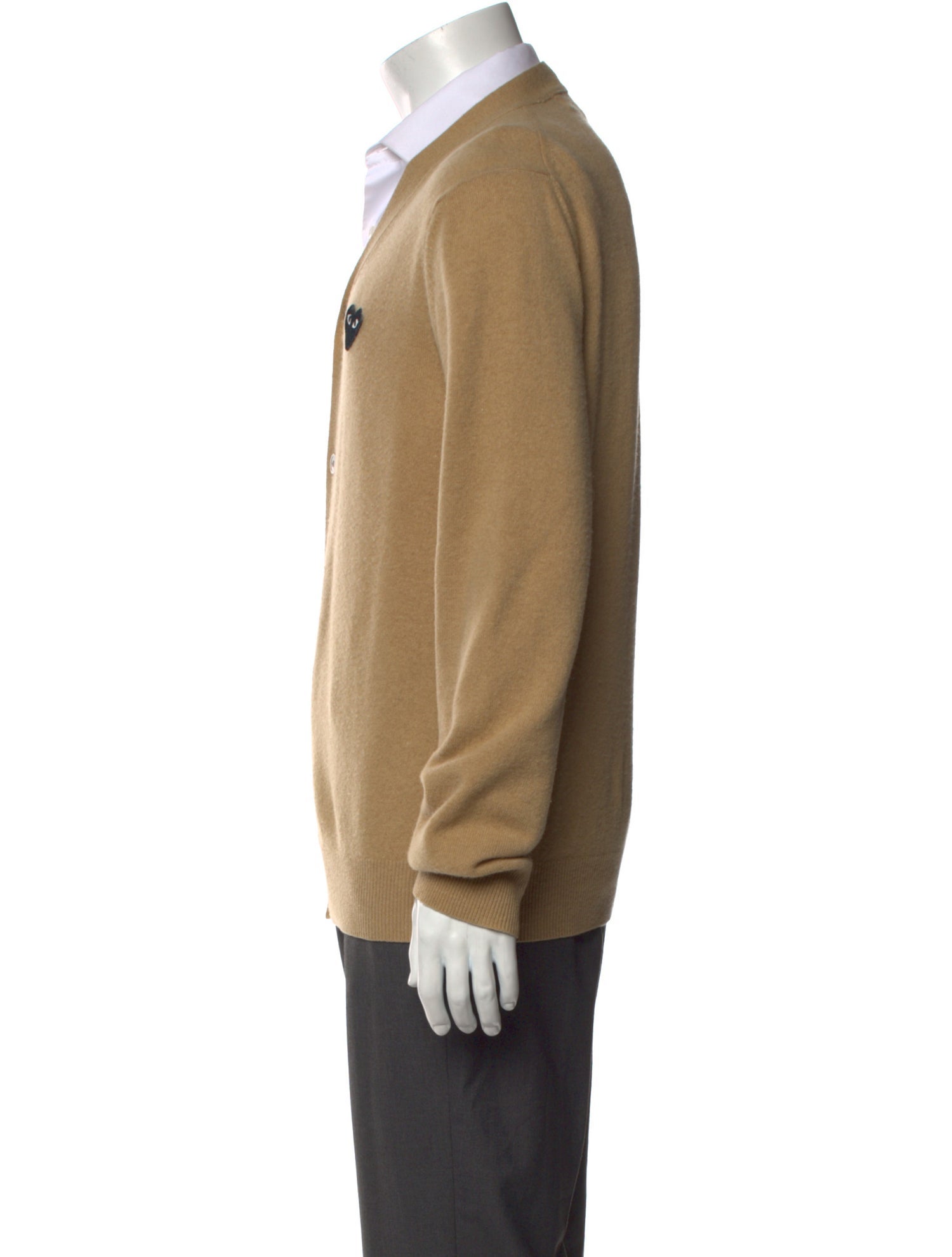 Comme des Garçons Play Wool Graphic Print Cardigan