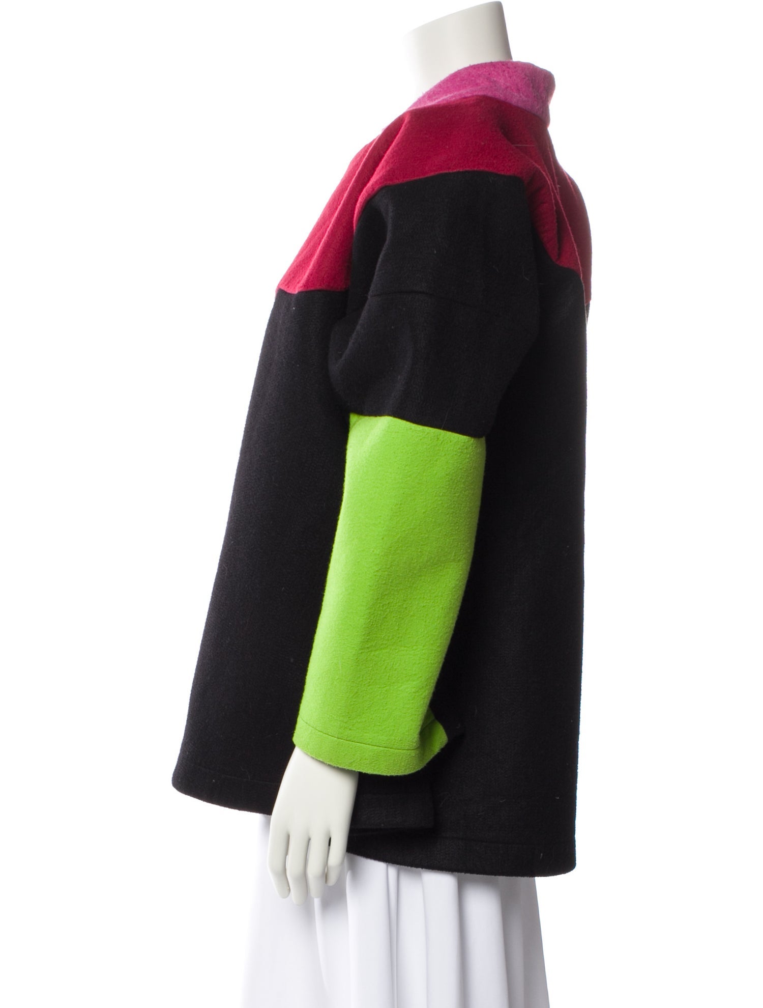 Comme des Garçons Comme des Garçons Colorblock Pattern Coat