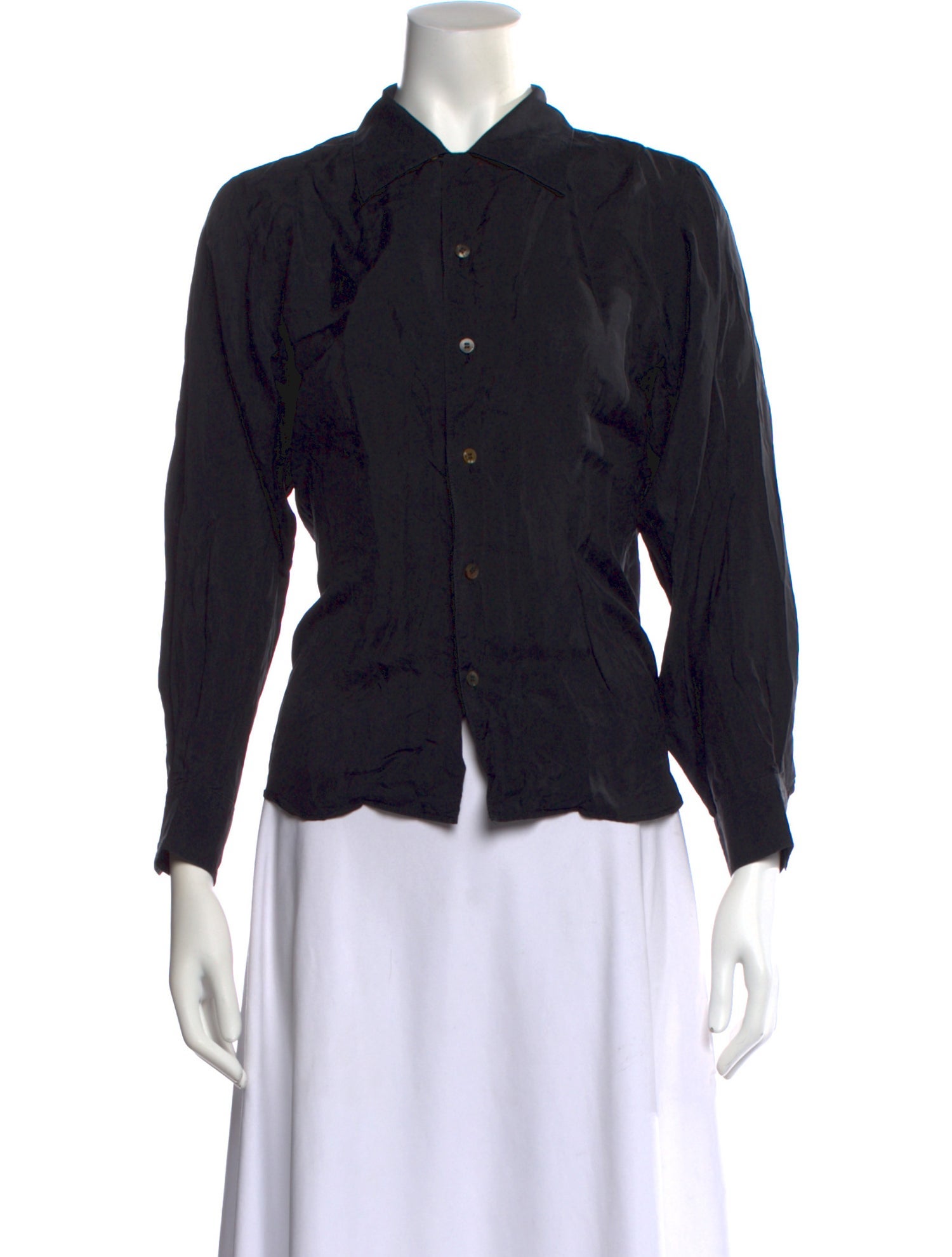 tricot COMME des GARÇONS Vintage Long Sleeve Button-Up Top