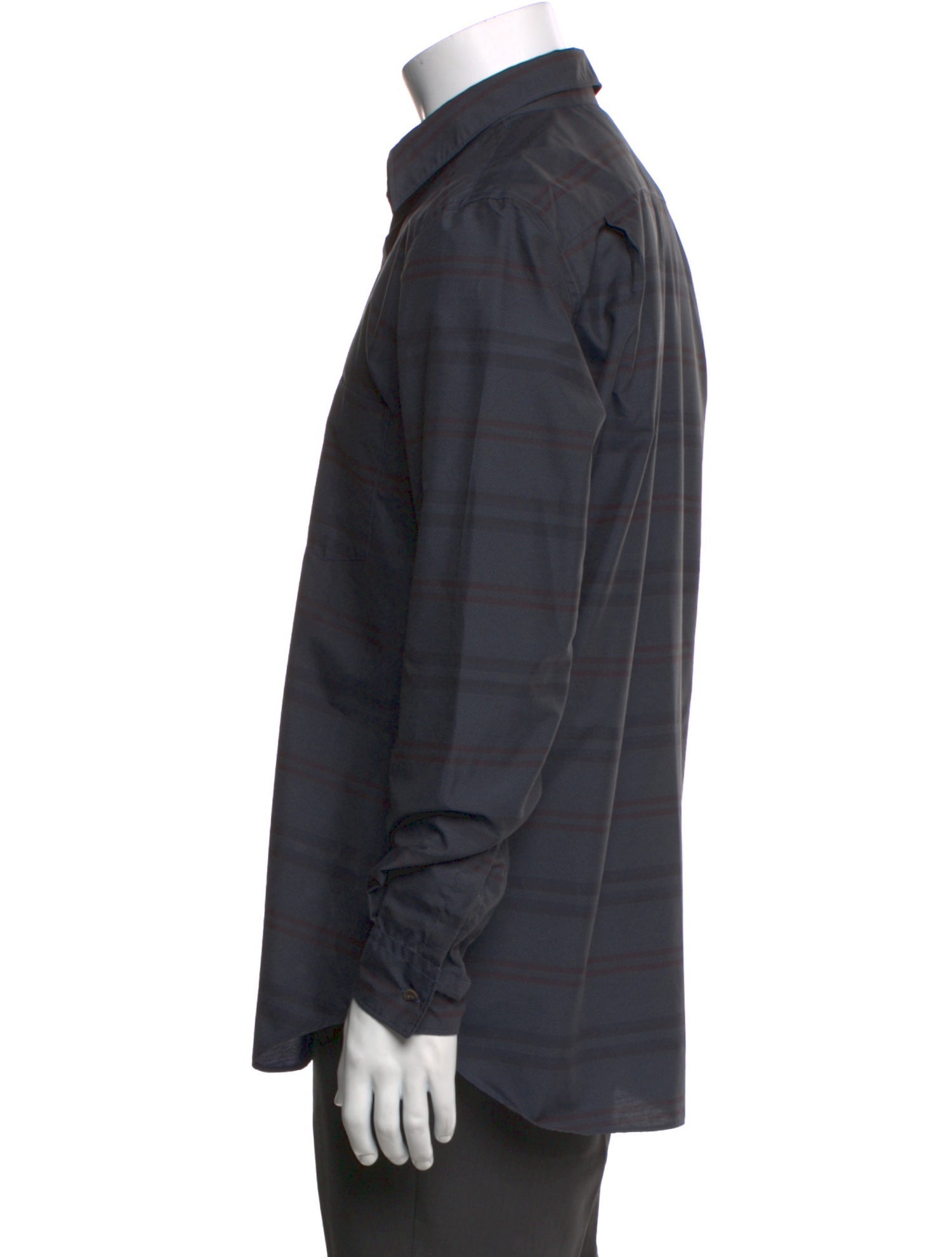 Comme des Garçons SHIRT Plaid Print Long Sleeve Dress Shirt
