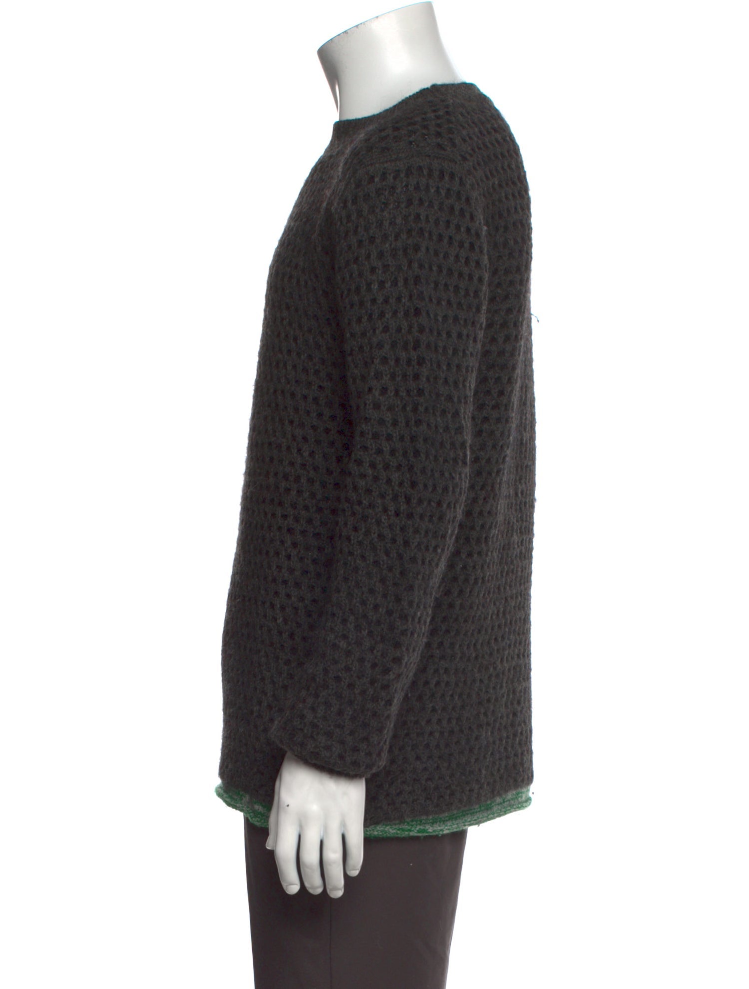 Comme des Garçons Homme Wool Crew Neck Pullover