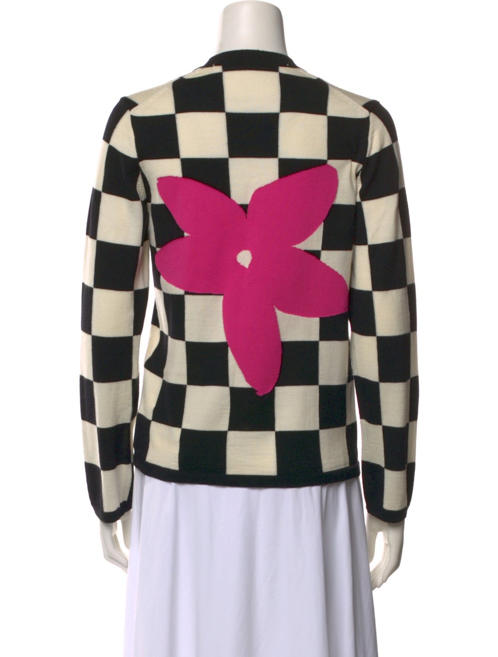 Comme des Garçons Wool Pullover Printed Long Slee… - image 3