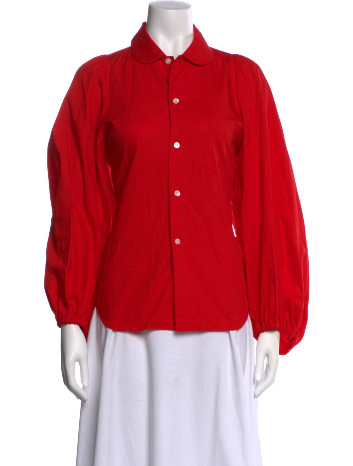 Comme des Garçons Long Sleeve Button-Up Top