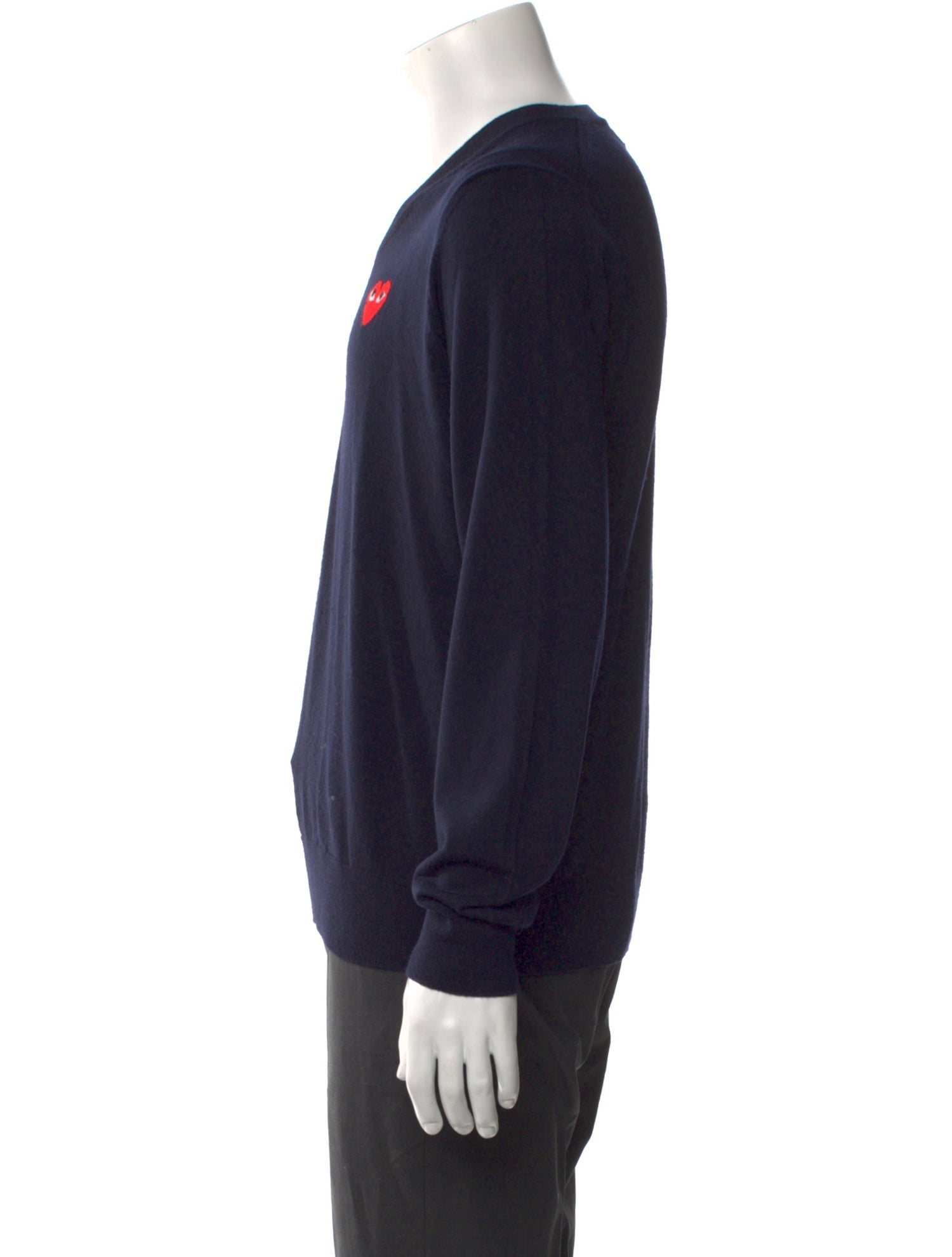 Comme des Garçons Play Wool Graphic Print Pullover