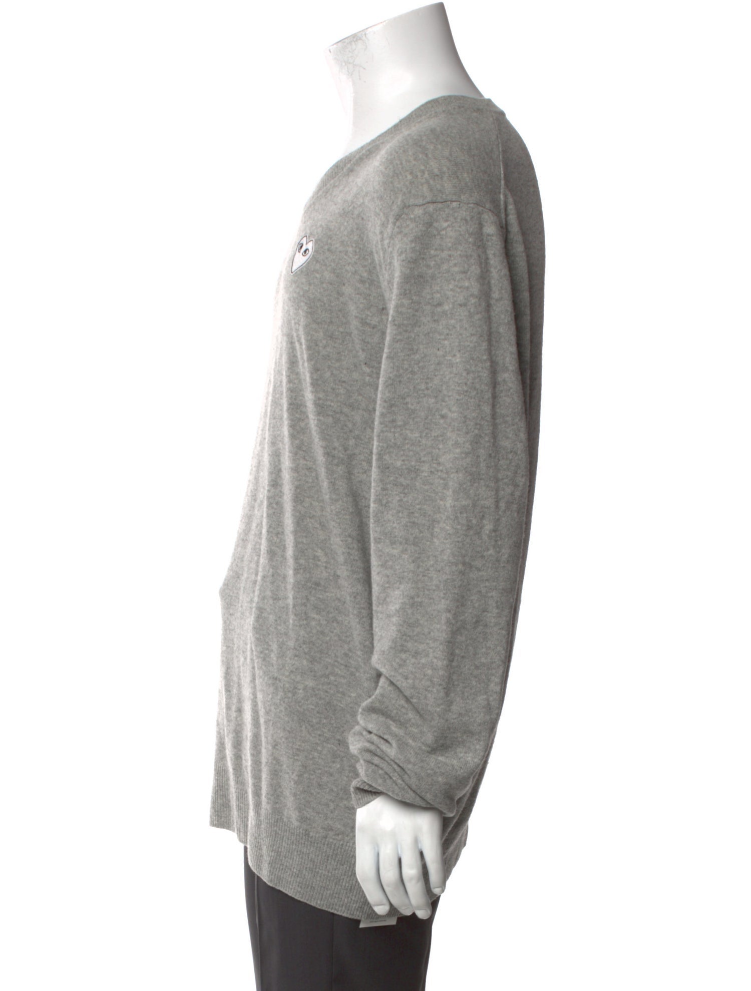 Comme des Garçons Play Wool V-Neck Pullover