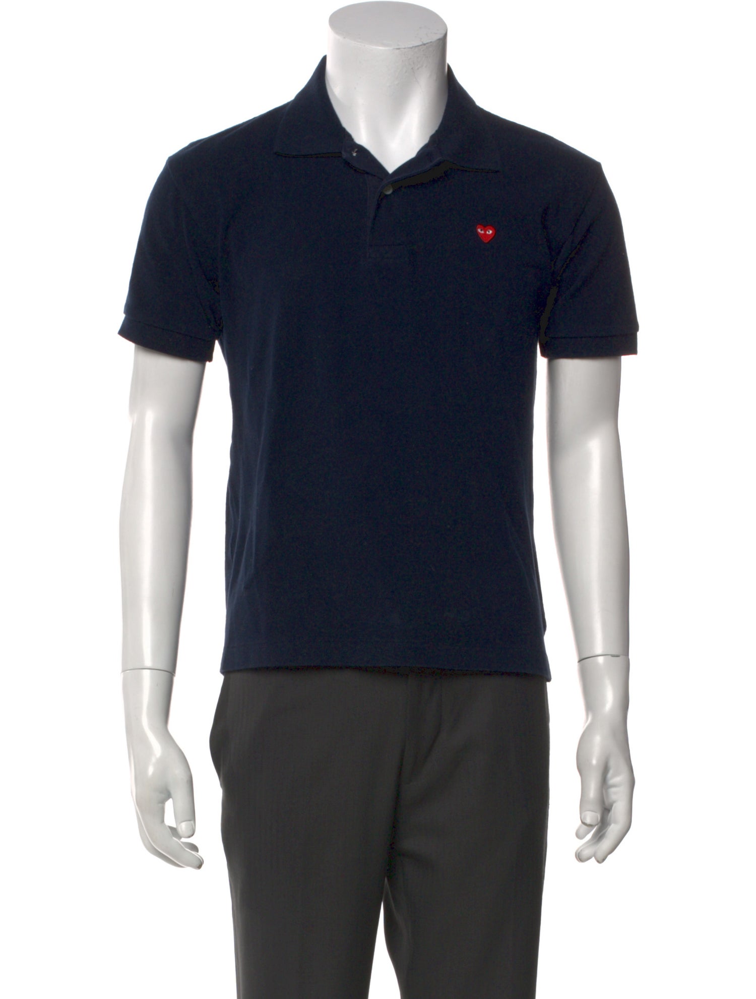 Comme des Garçons Collar Short Sleeve Polo Shirt