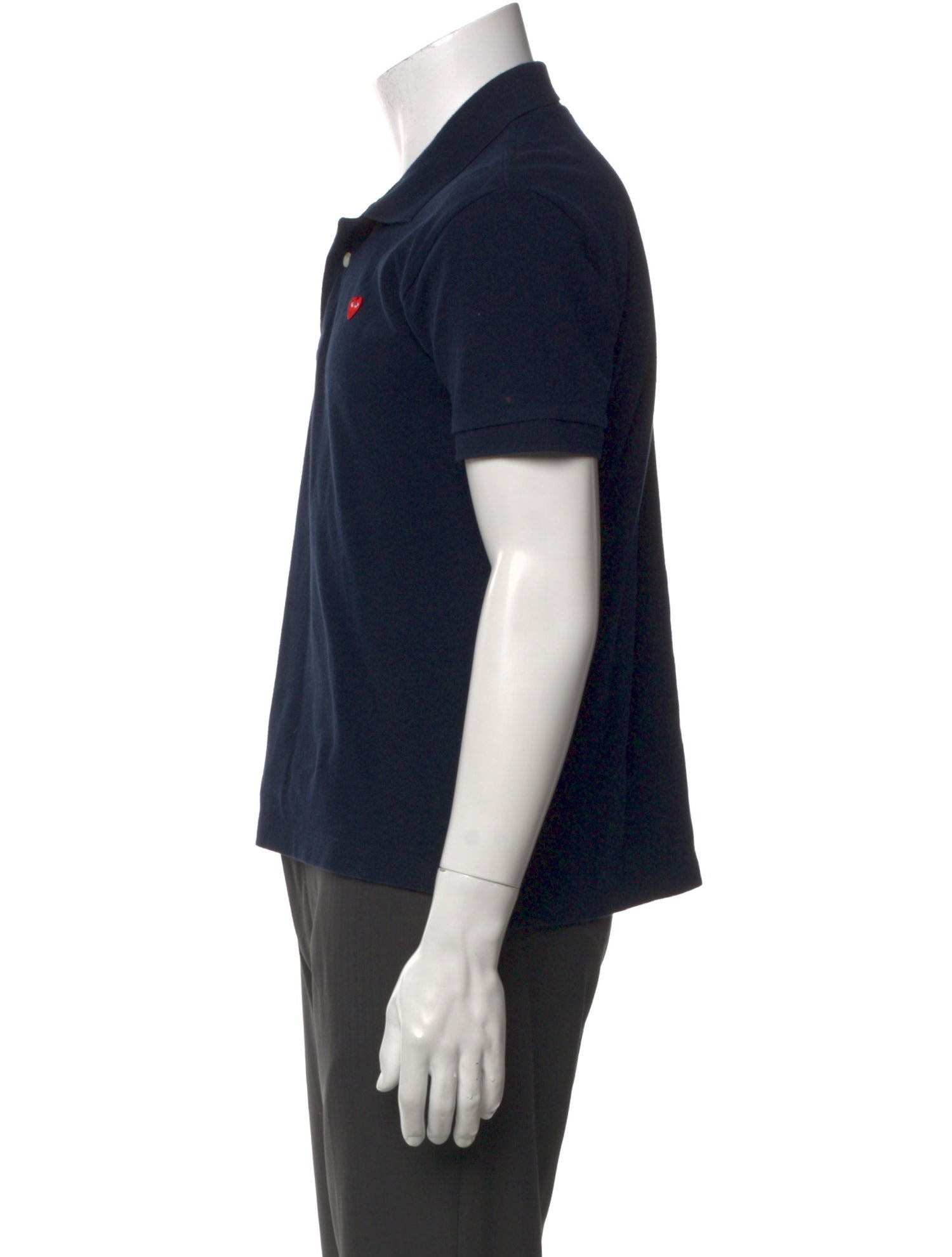 Comme des Garçons Collar Short Sleeve Polo Shirt