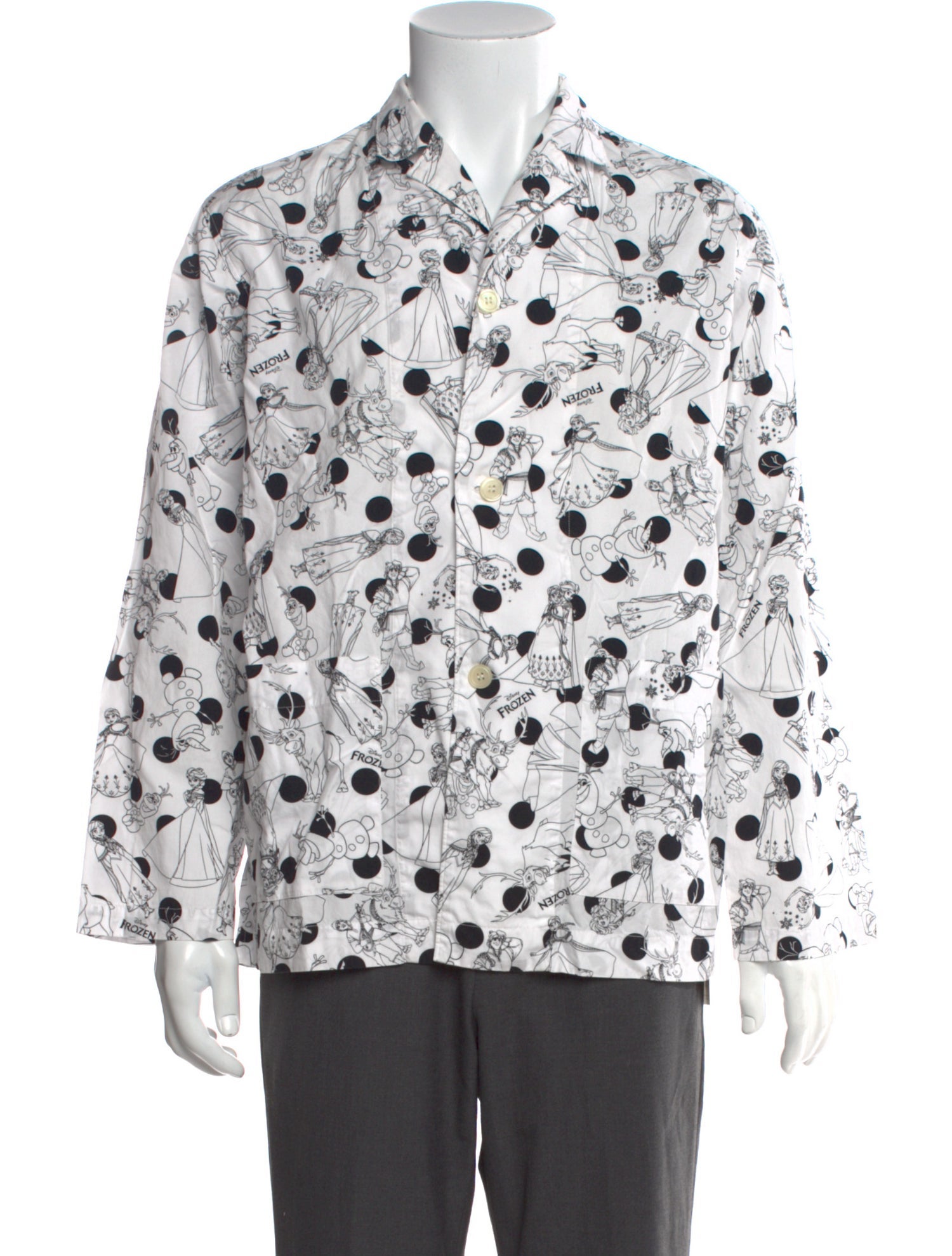 Comme des Garçons Printed Long Sleeve Shirt