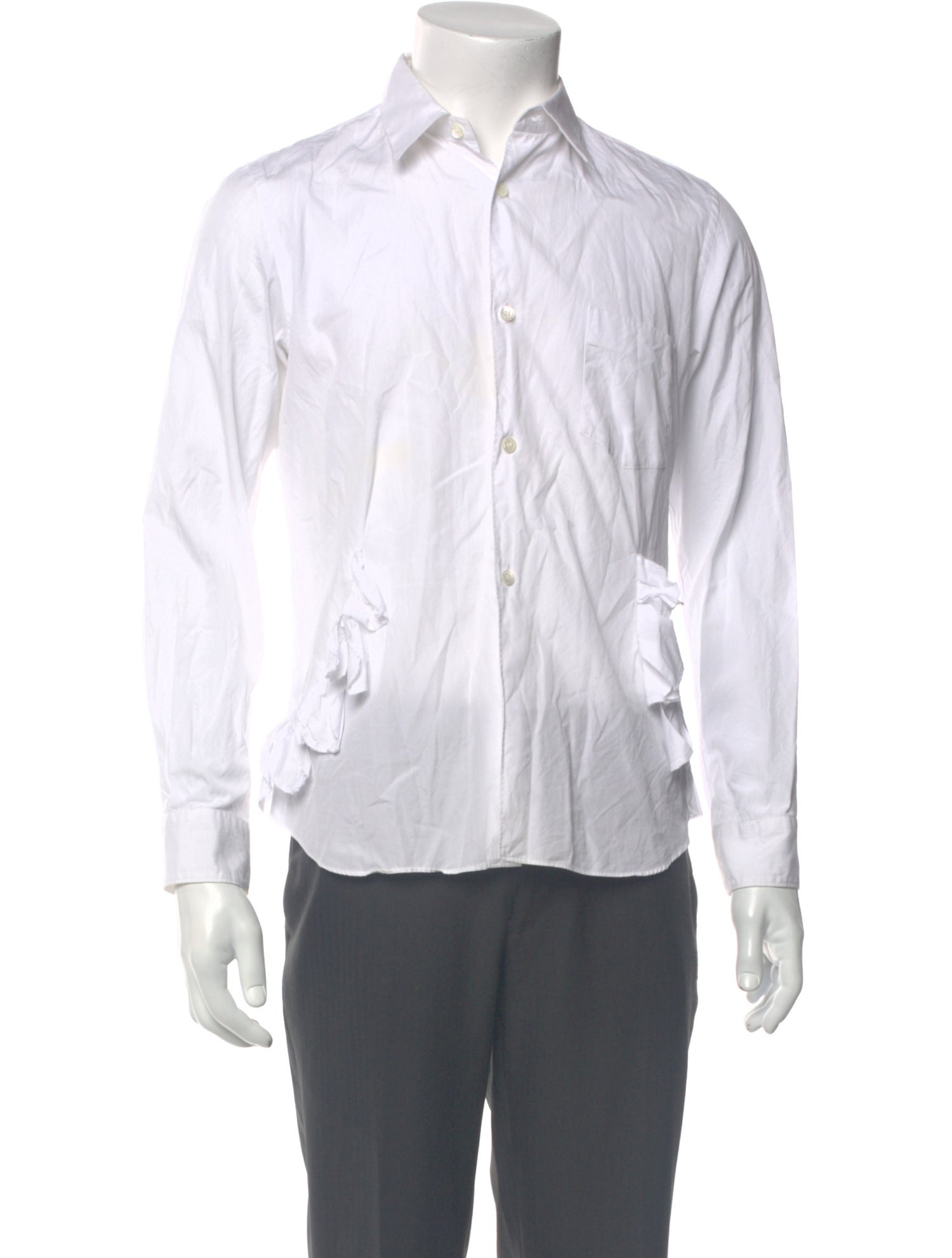 Comme des Garçons Striped Long Sleeve Dress Shirt