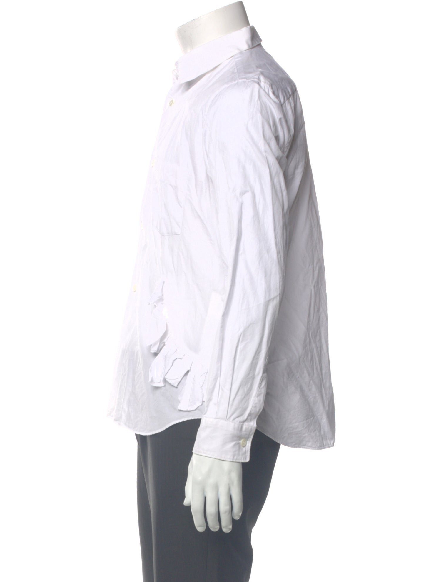 Comme des Garçons Striped Long Sleeve Dress Shirt