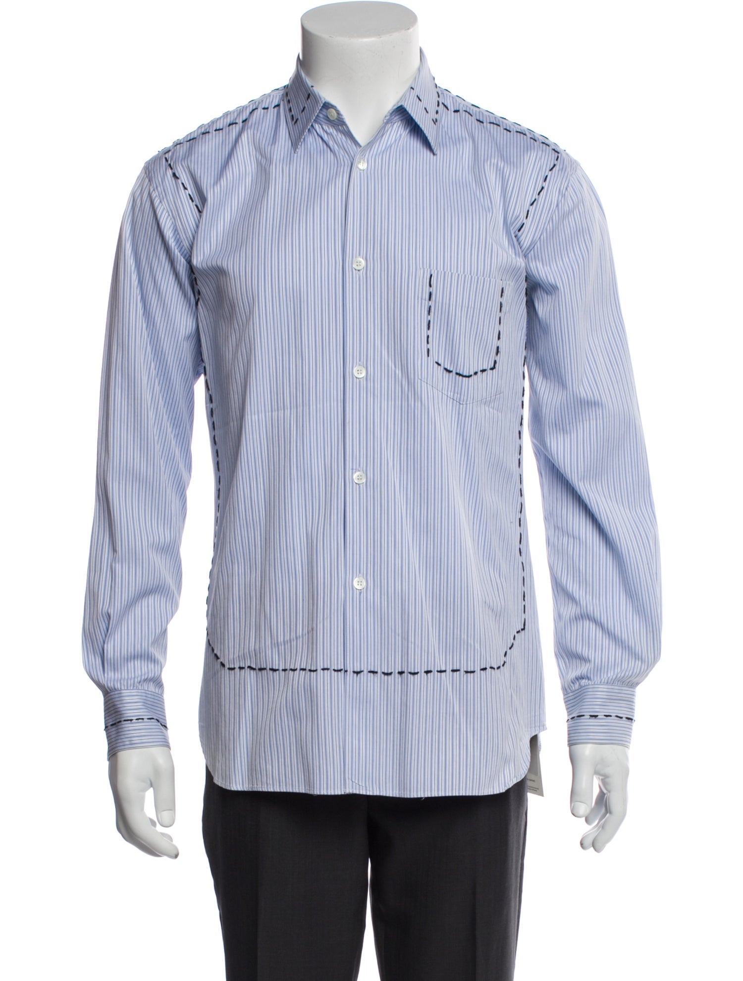 Comme des Garçons Striped Long Sleeve Shirt