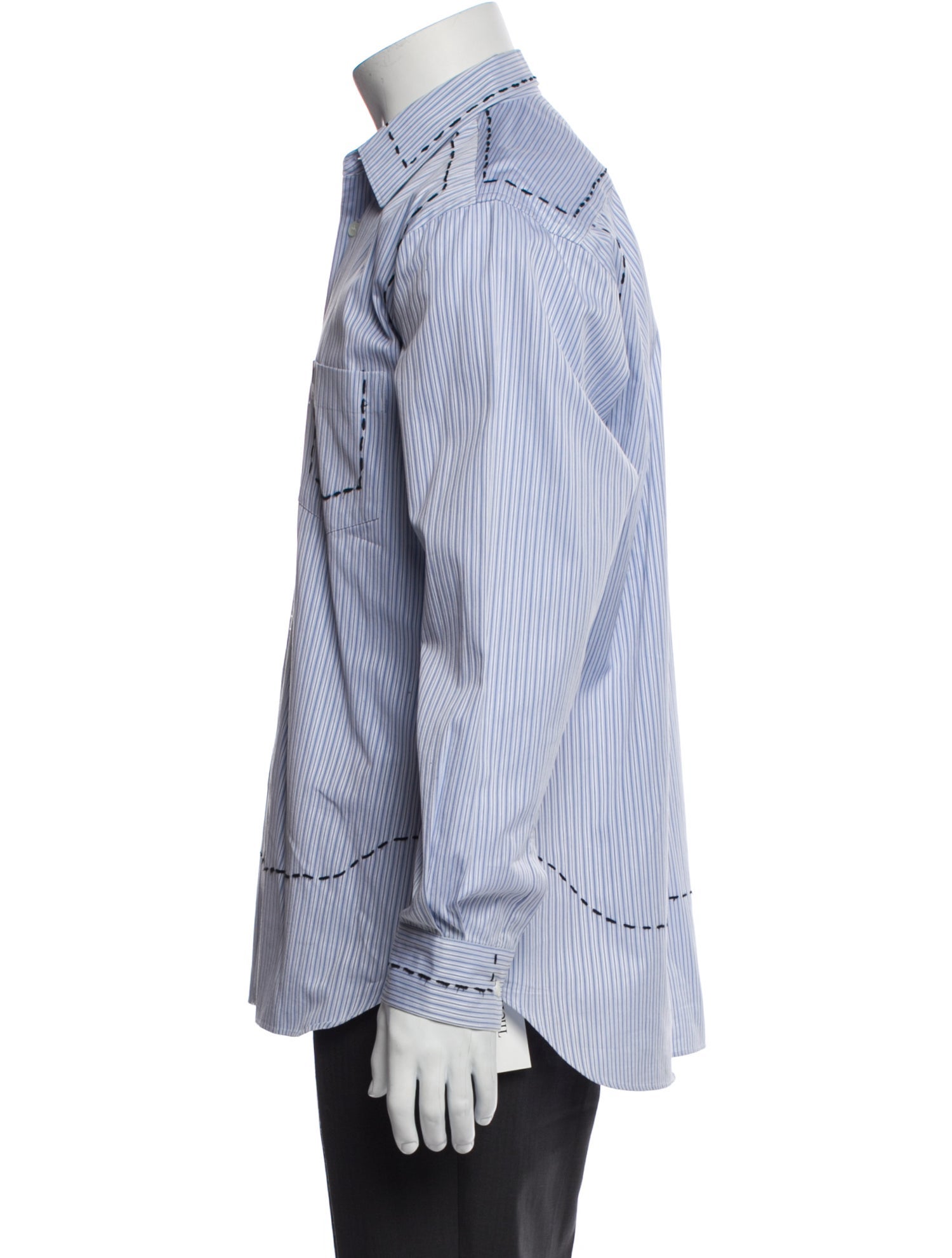 Comme des Garçons Striped Long Sleeve Shirt