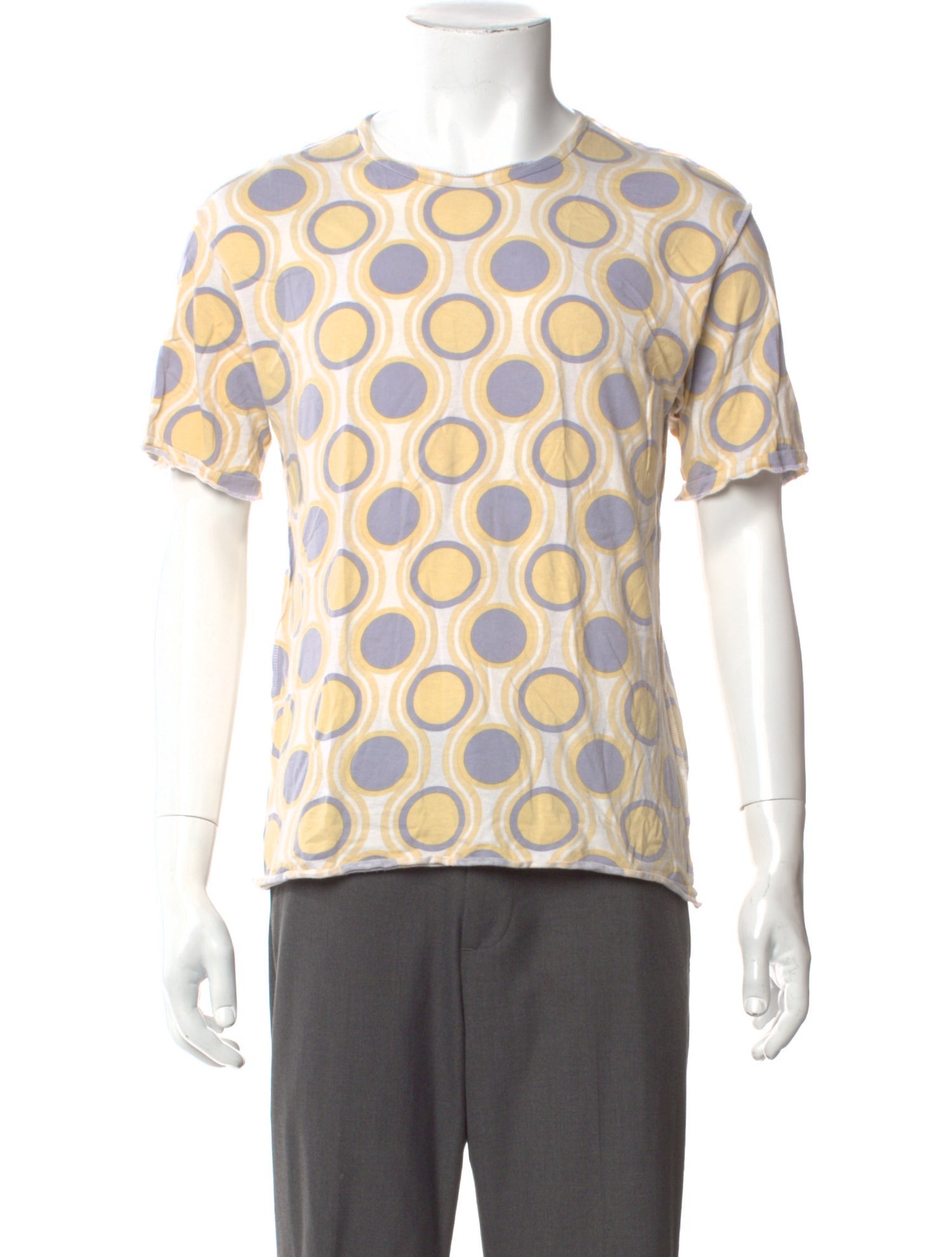 Comme des Garçons Polka Dot Print Crew Neck T-Shirt