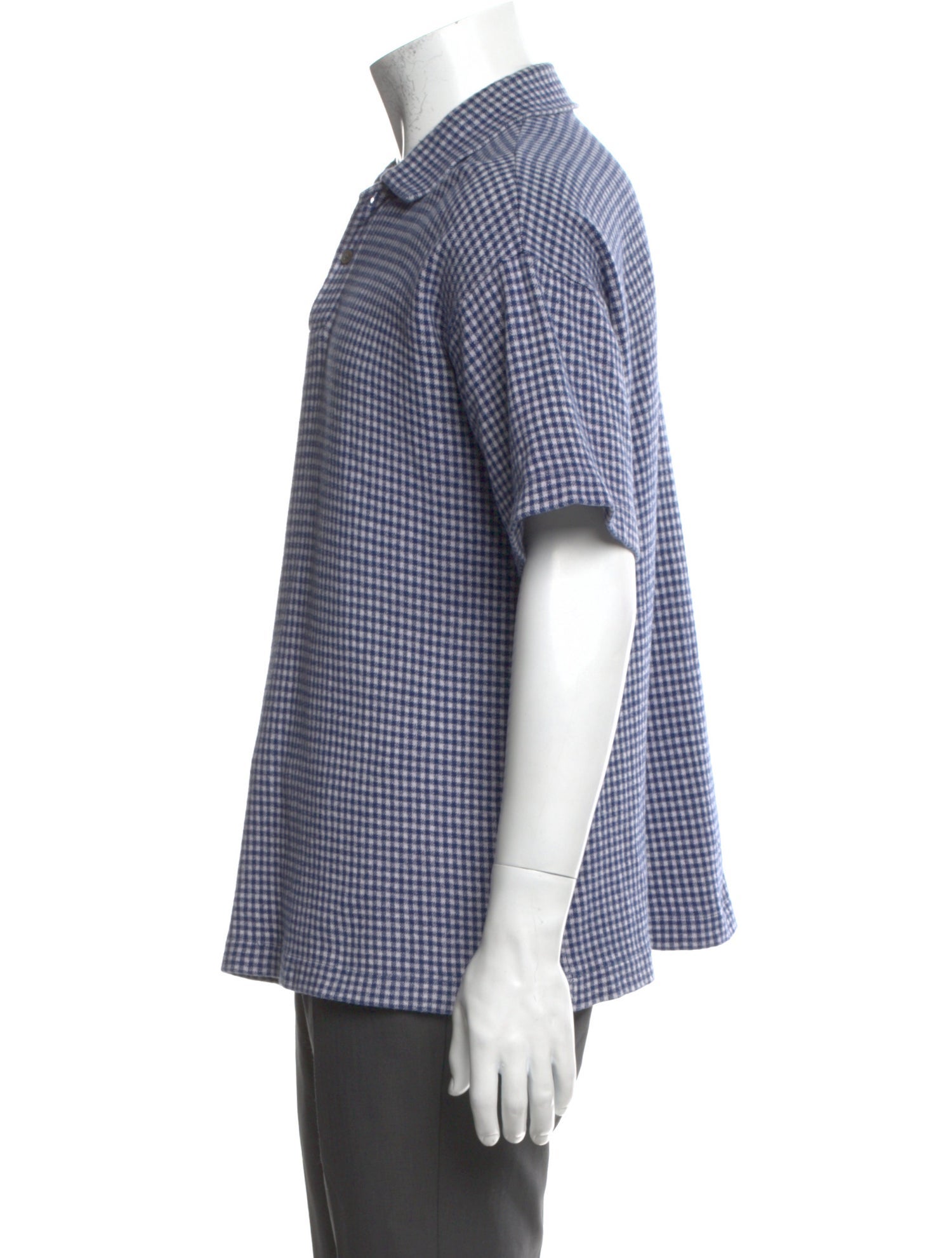 Comme des Garçons Plaid Print Short Sleeve Shirt