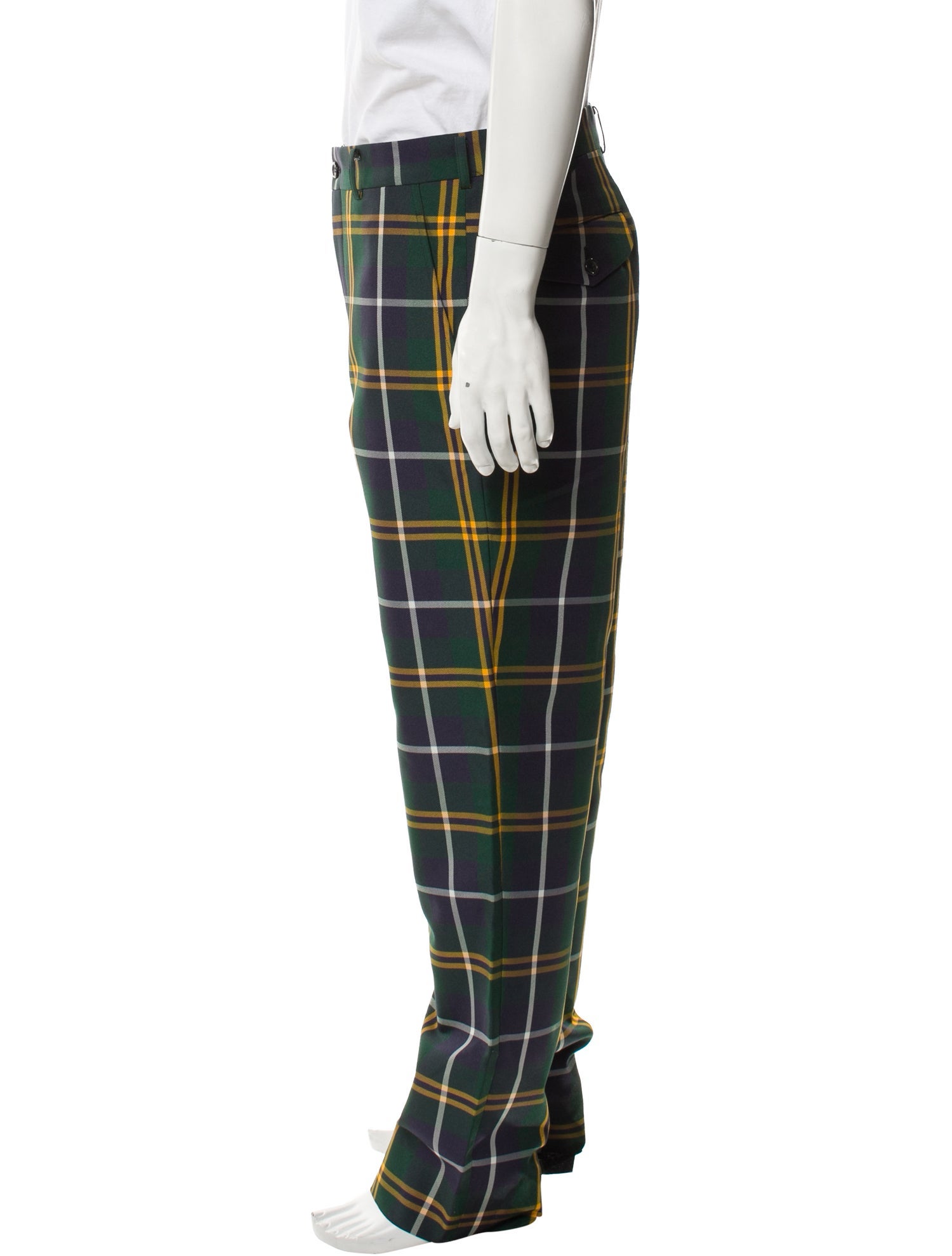 Comme des Garçons Plaid Print Pants