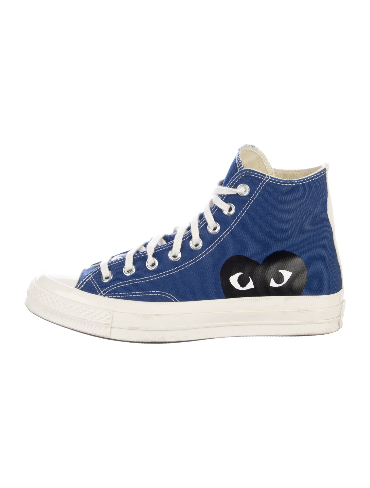 Comme des Garçons Canvas Printed Sneakers