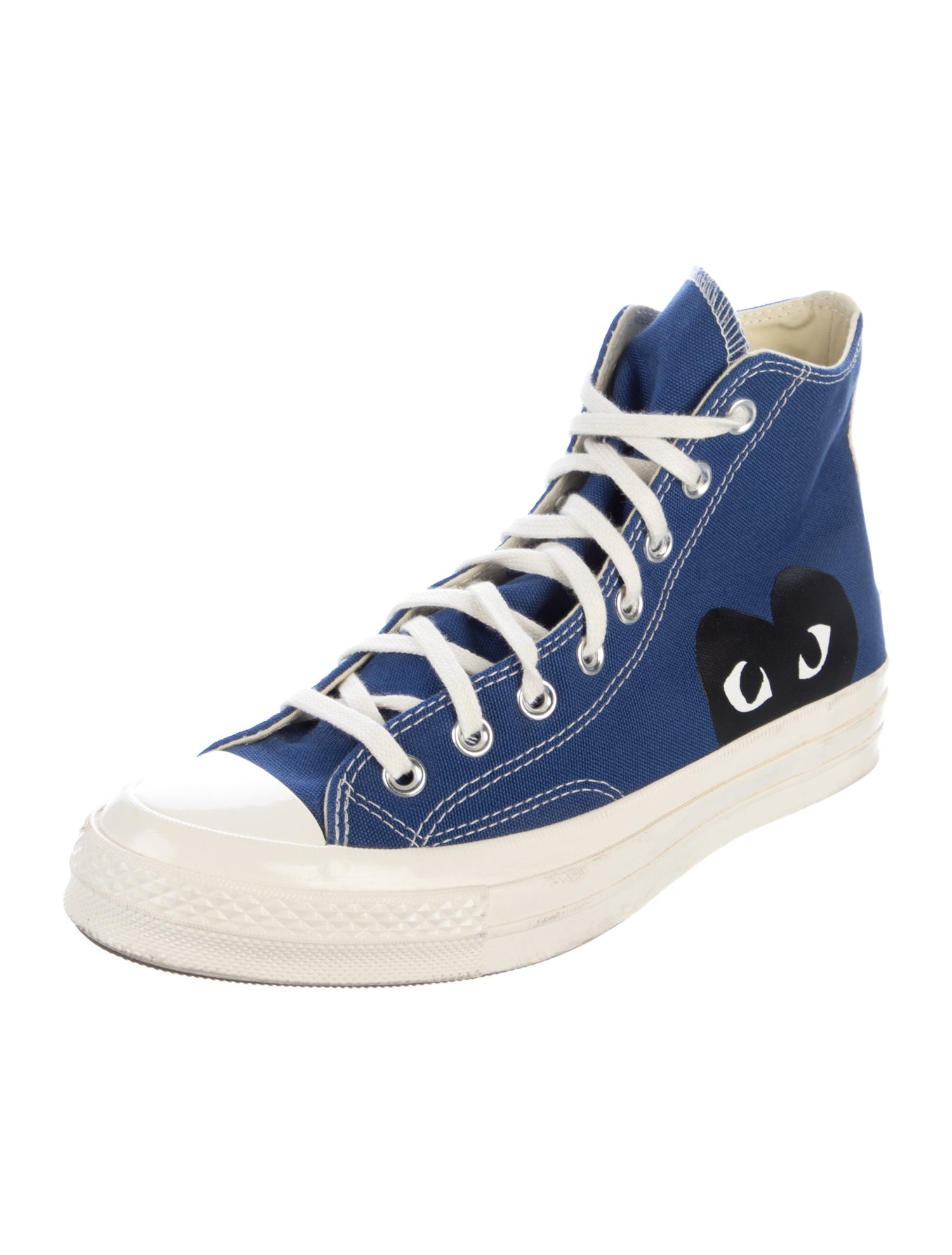 Comme des Garçons Canvas Printed Sneakers
