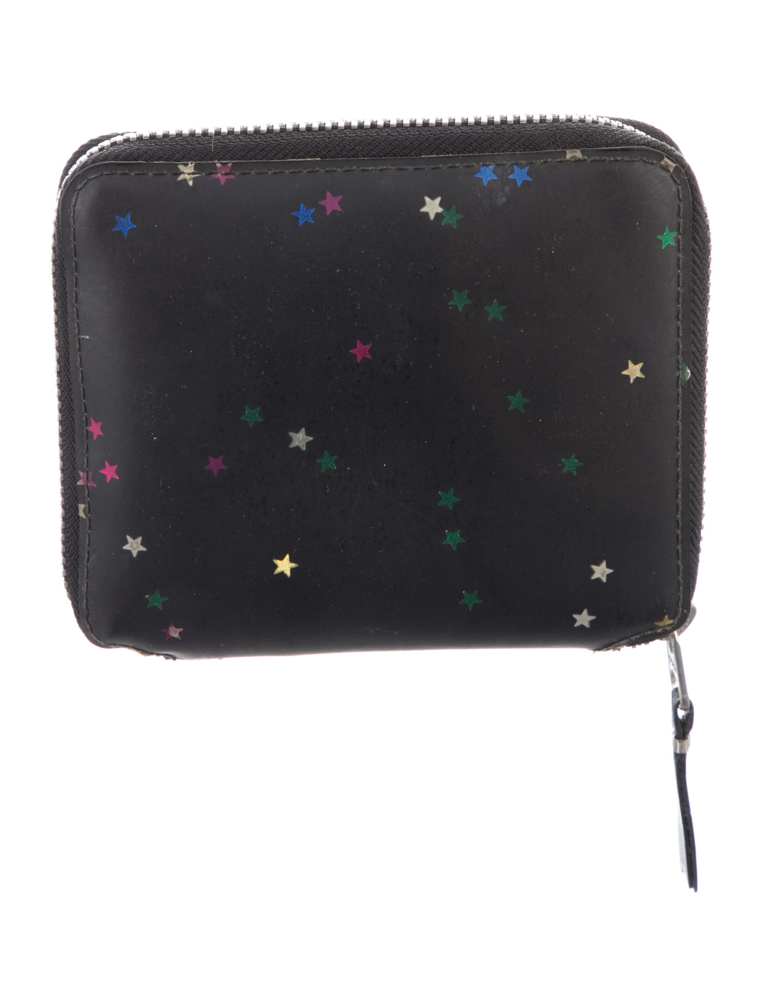 Comme des Garçons Leather Printed Wallet