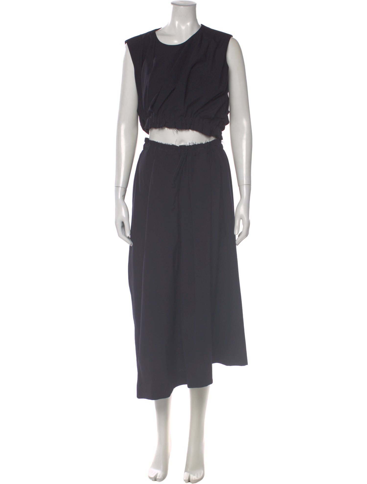 Comme des Garçons Wool Long Dress