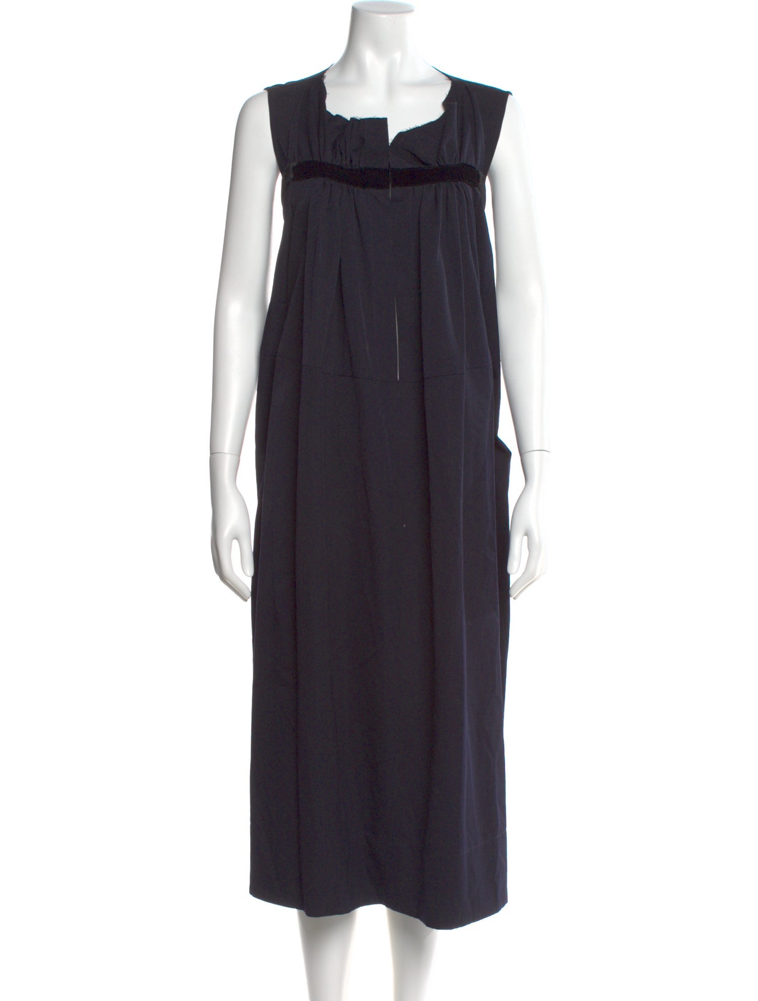 tricot COMME des GARÇONS Wool Midi Length Dress