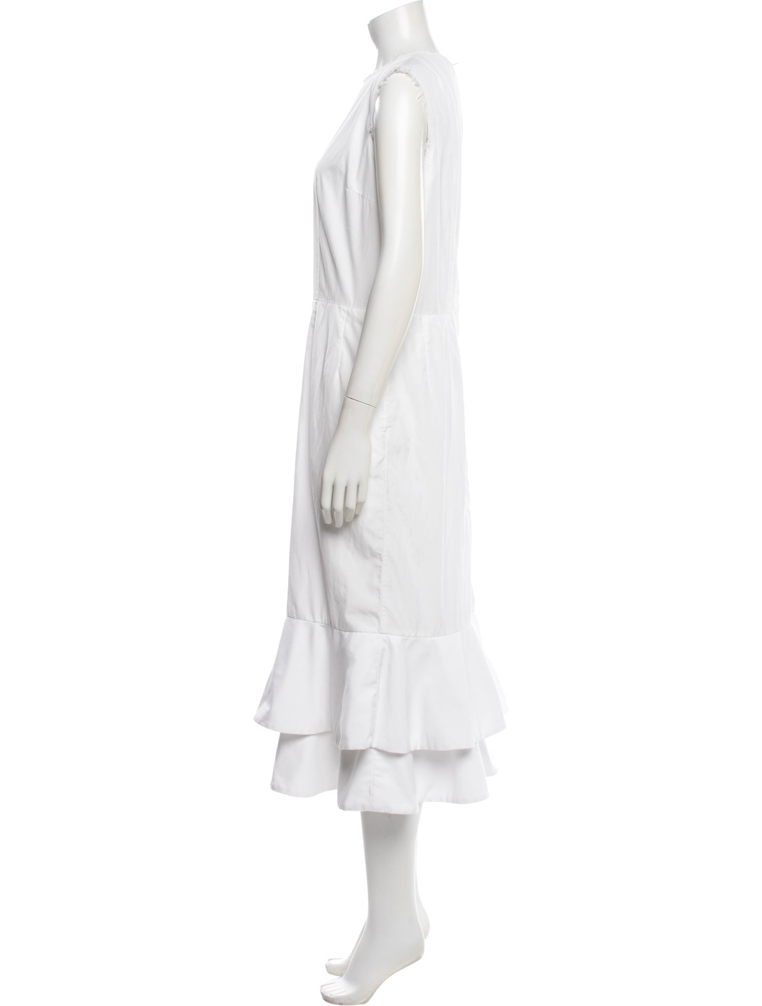 Comme des Garçons Crew Neck Long Dress