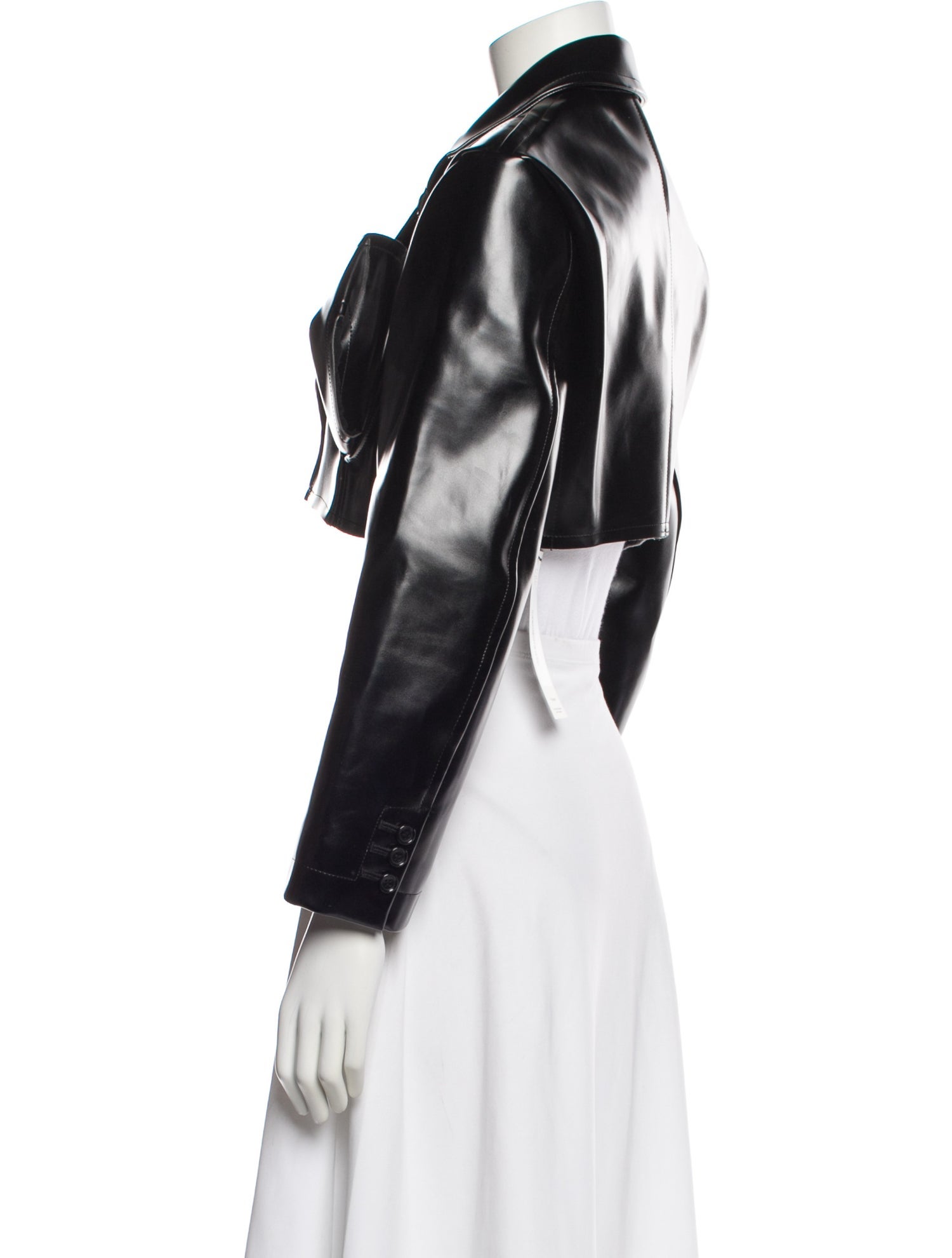 Comme des Garçons Faux Leather Biker Jacket