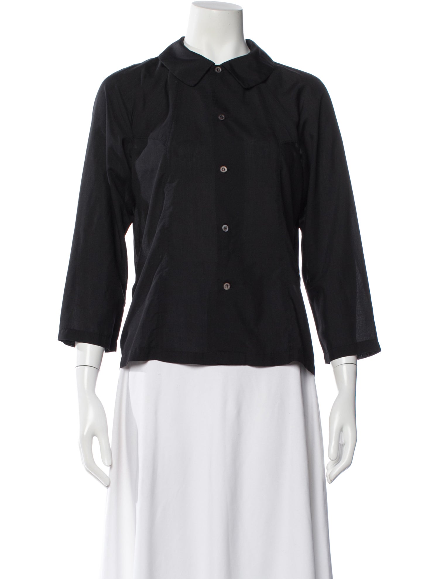 Comme des Garçons Three-Quarter Sleeve Top