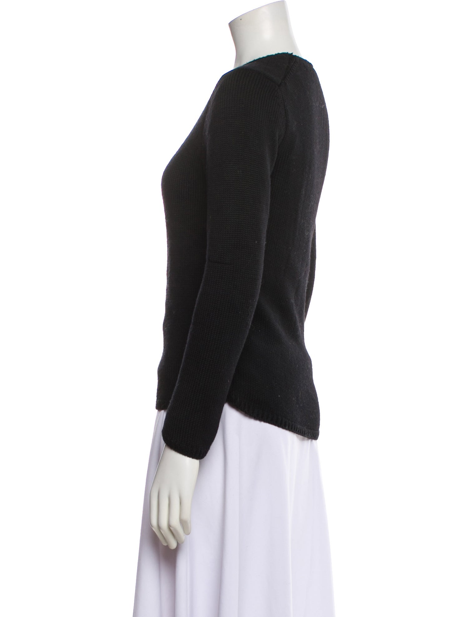 Comme des Garçons Wool Bateau Neckline Sweater
