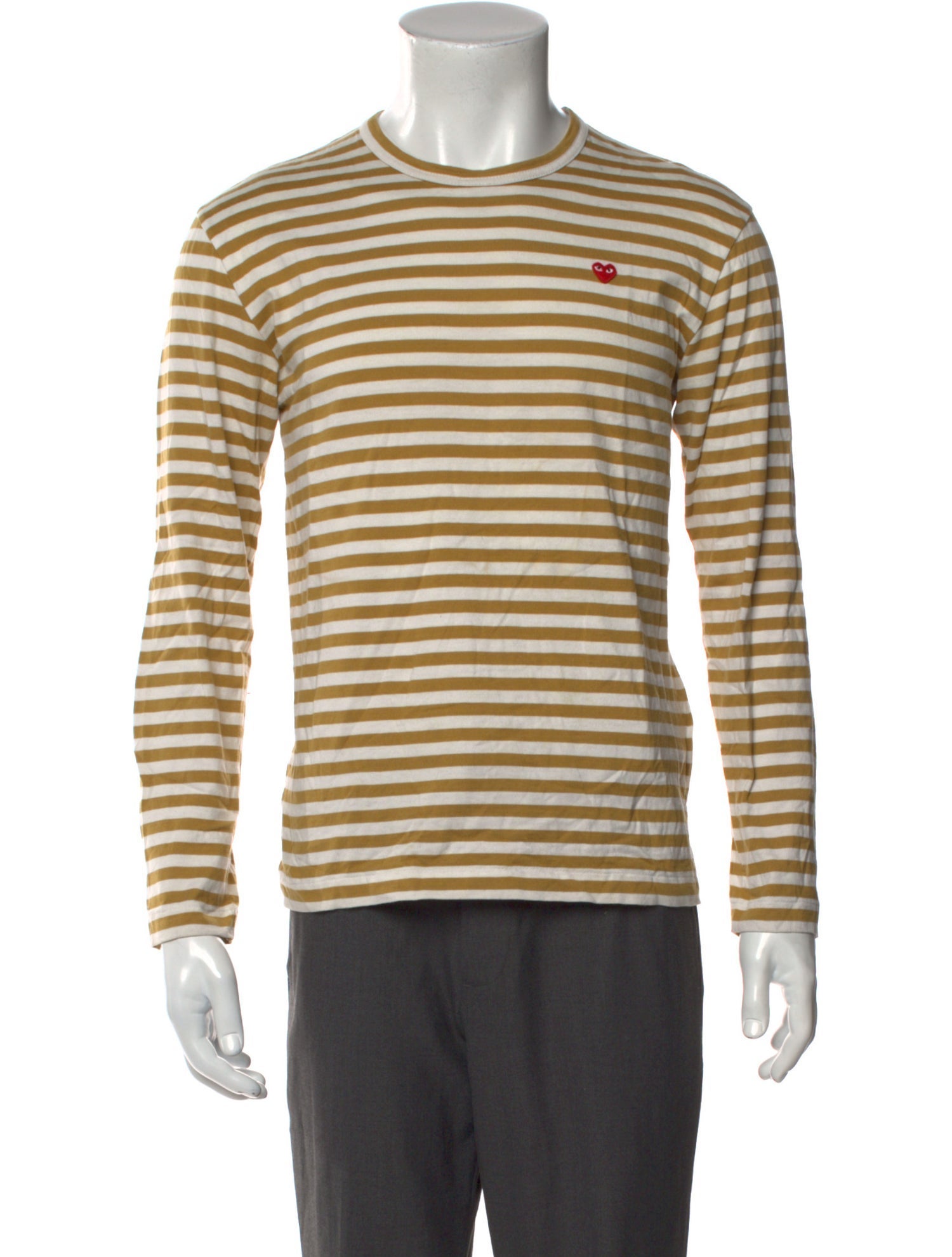 Comme des Garçons Striped Crew Neck T-Shirt