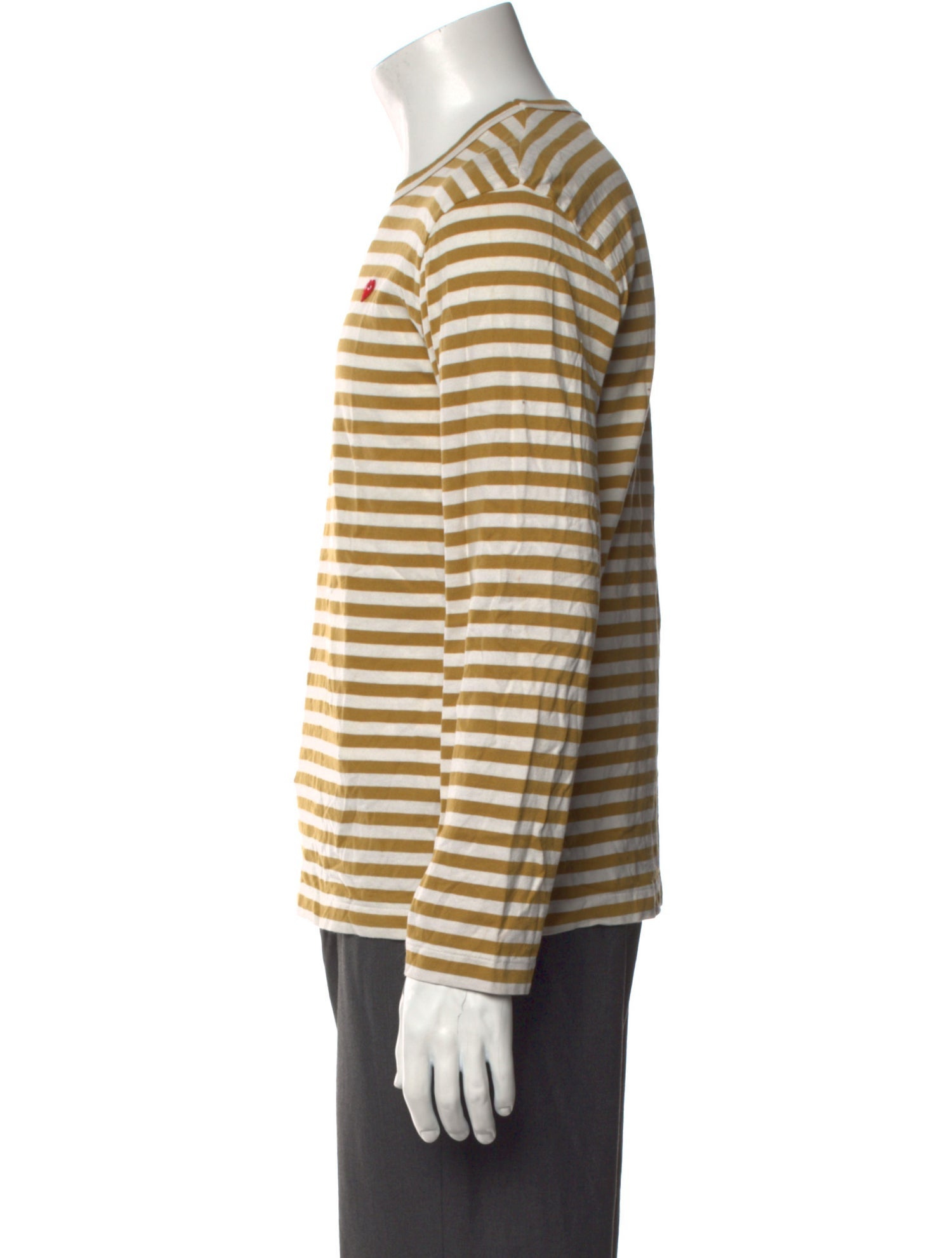 Comme des Garçons Striped Crew Neck T-Shirt