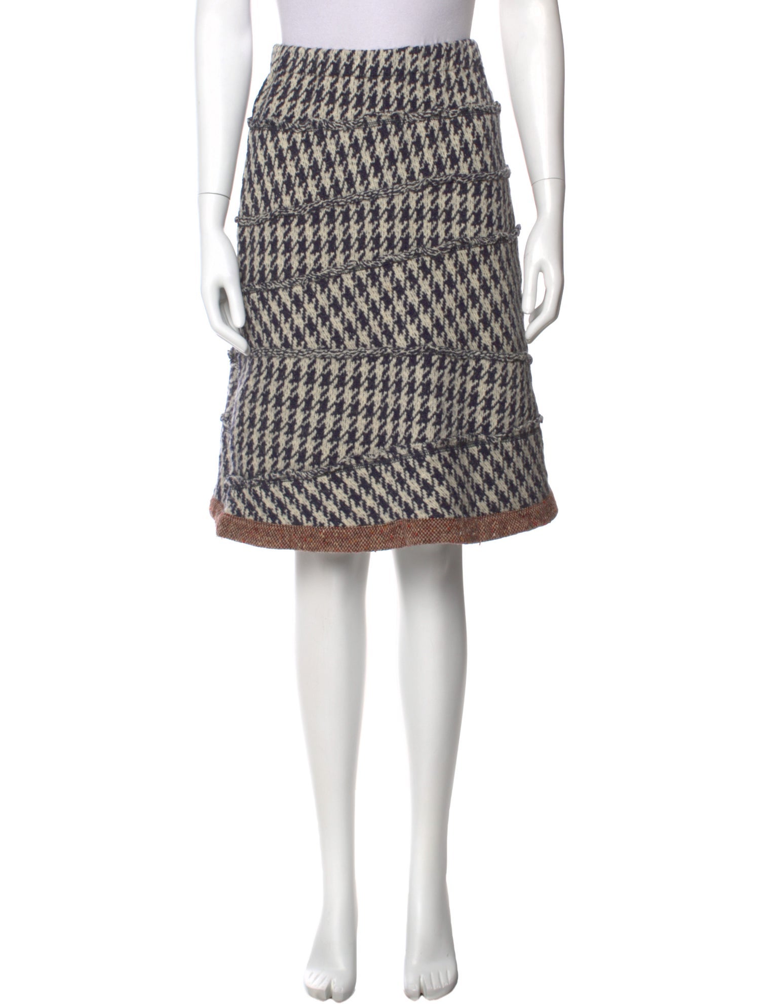 tricot COMME des GARÇONS Wool Knee-Length Skirt