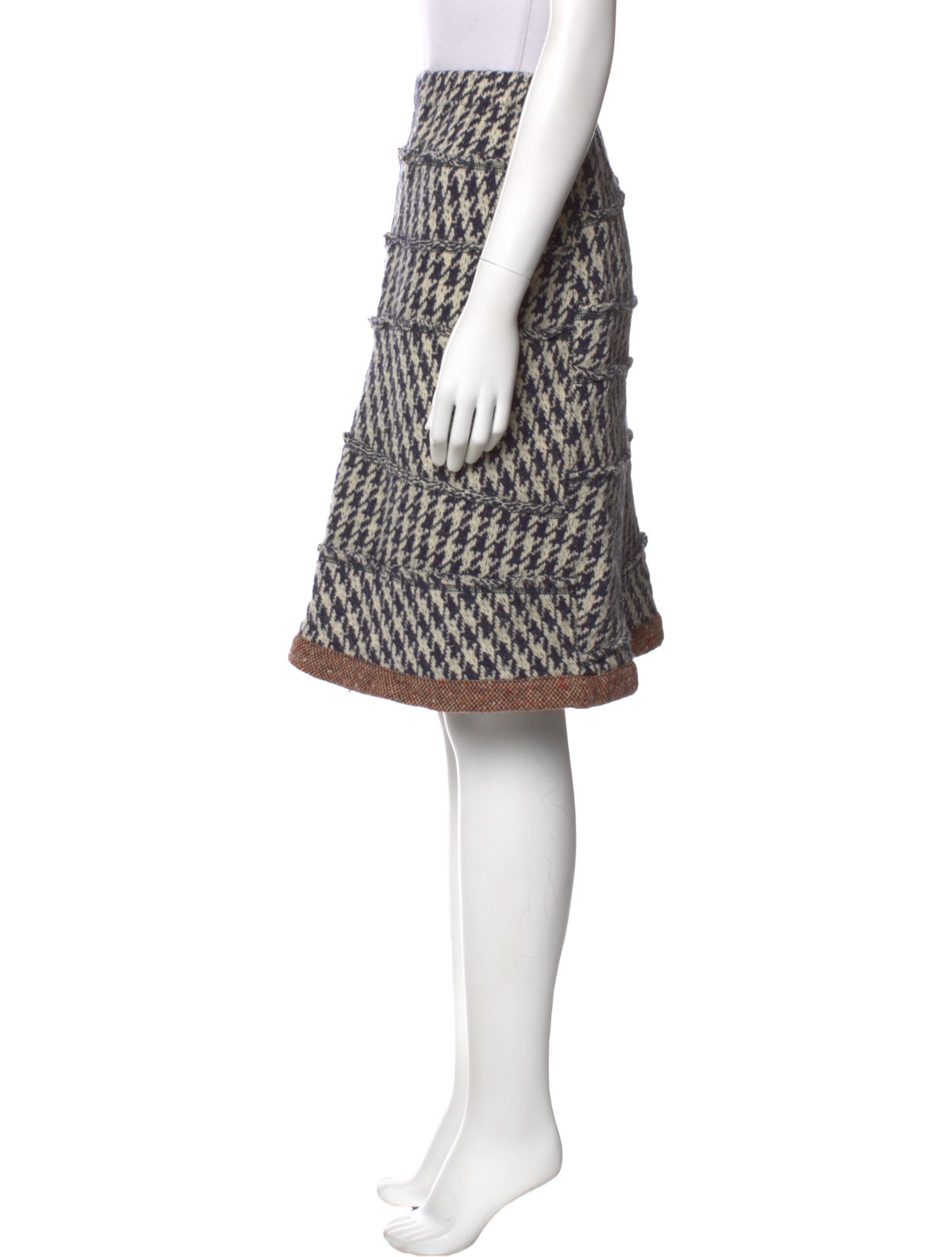 tricot COMME des GARÇONS Wool Knee-Length Skirt